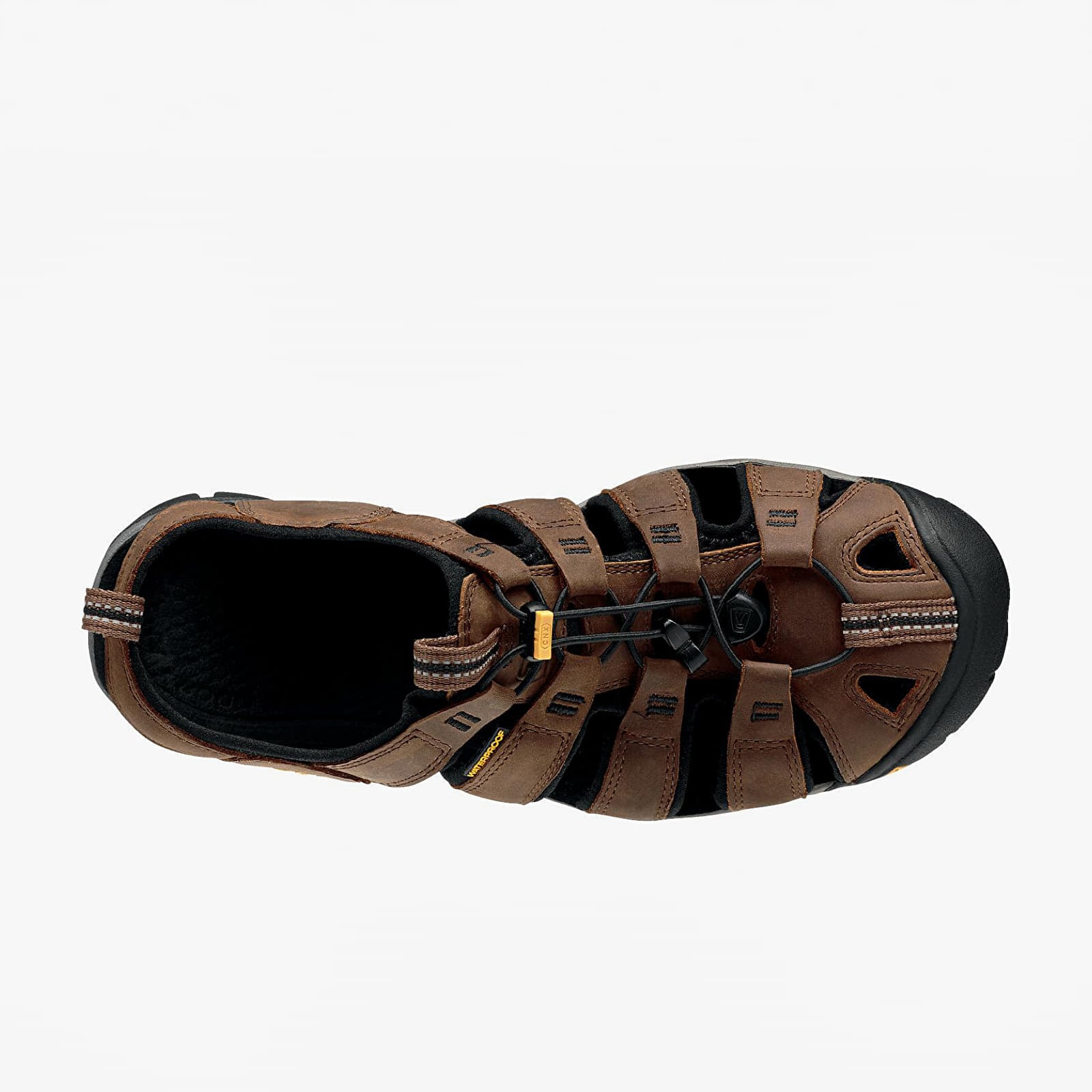 Turnschuhe und Schuhe für Männer KEEN Clearwater Cnx Leather Dark Earth/ Black