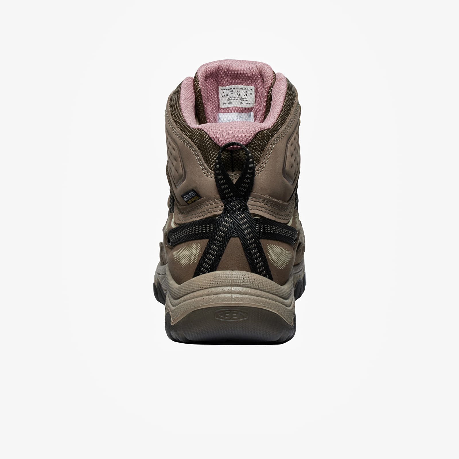 Moteriški sportiniai bateliai ir avalynė KEEN Targhee Iv Mid Wp Brindle/ Nostalgia Rose