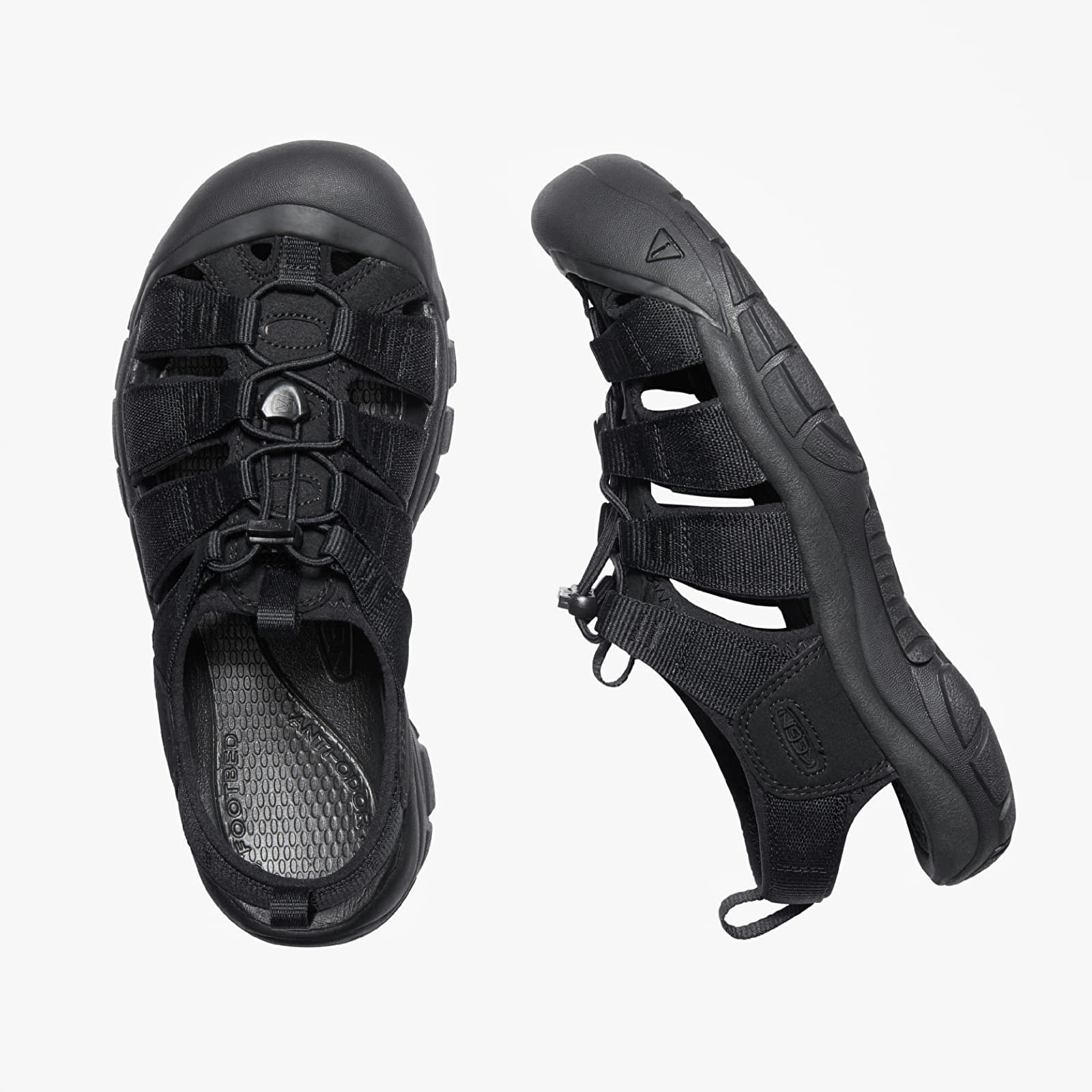 Turnschuhe und Schuhe für Männer KEEN Newport H2 Triple Black