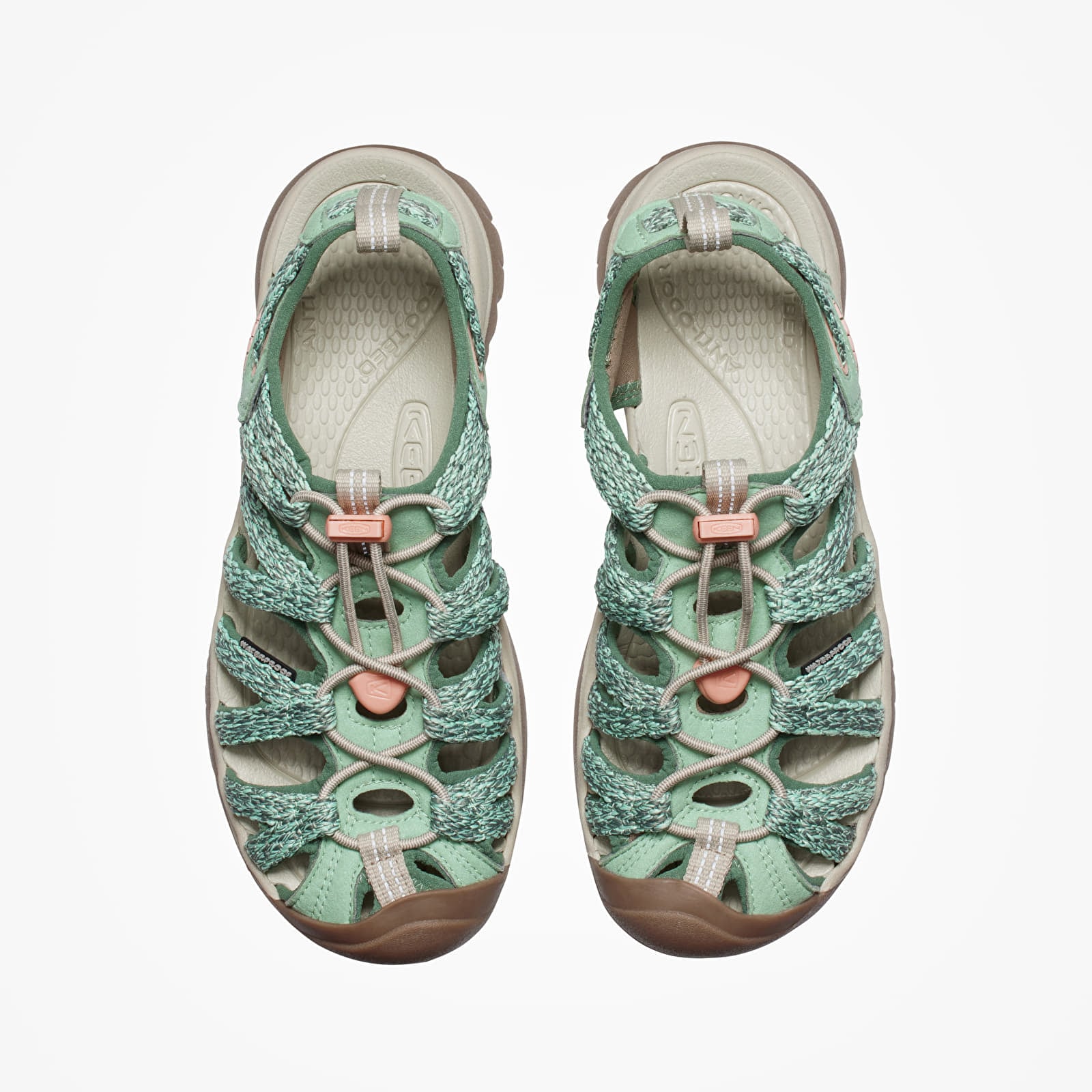 Dámské tenisky a boty KEEN Whisper Granite Green/ Peach Parfait