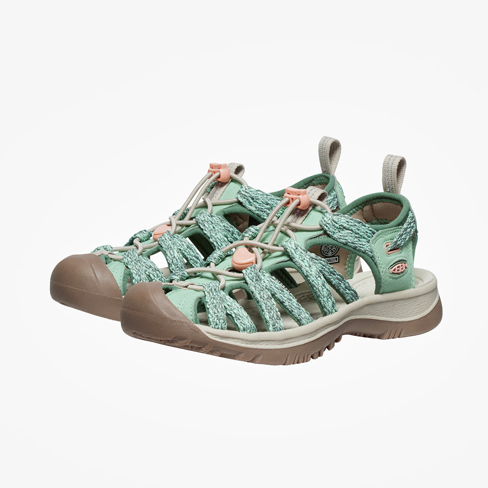 Sneakers KEEN Whisper Granite Green/ Peach Parfait EUR 37.5