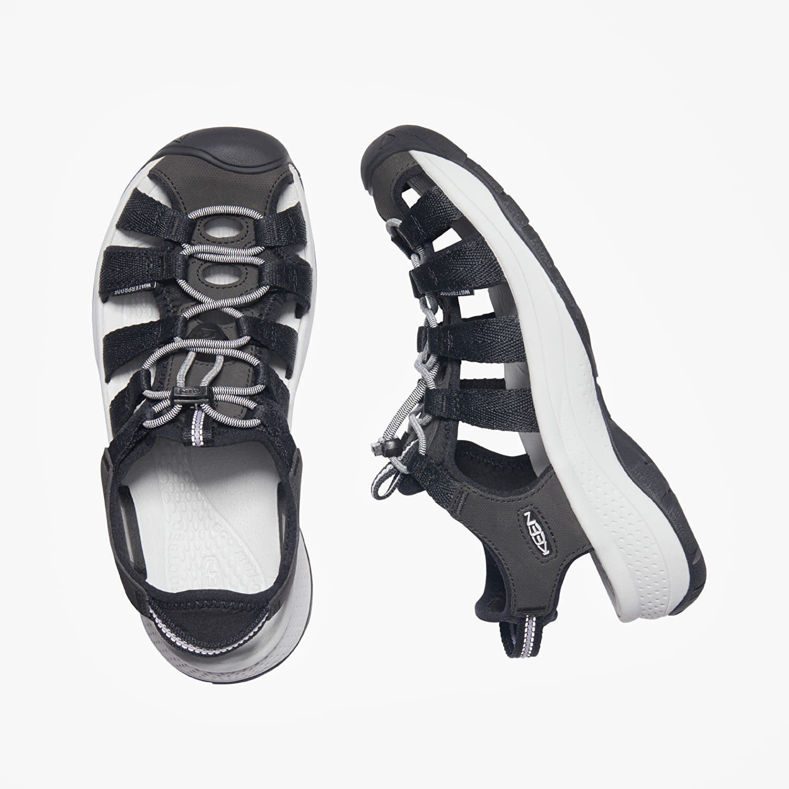 Women's sneakers and shoes KEEN Astoria West Sandal Black/ Grey