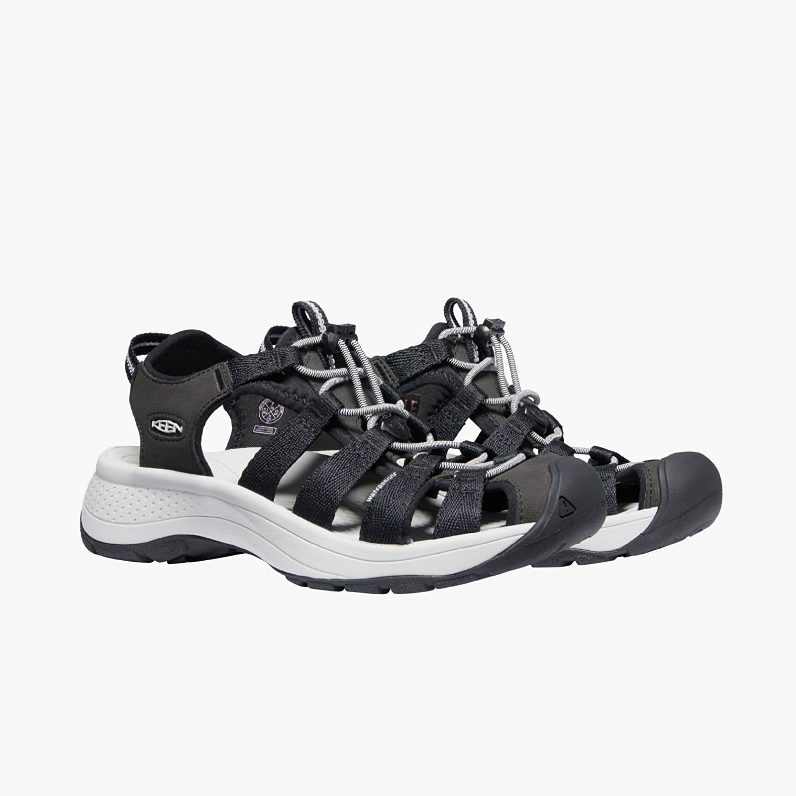 Women's sneakers and shoes KEEN Astoria West Sandal Black/ Grey