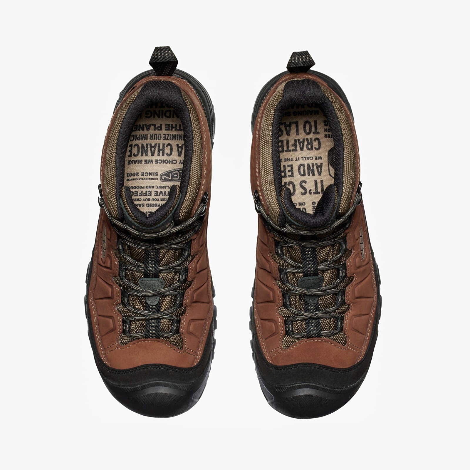 Pánske tenisky a topánky KEEN Targhee Iv Mid Wp Bison/ Black