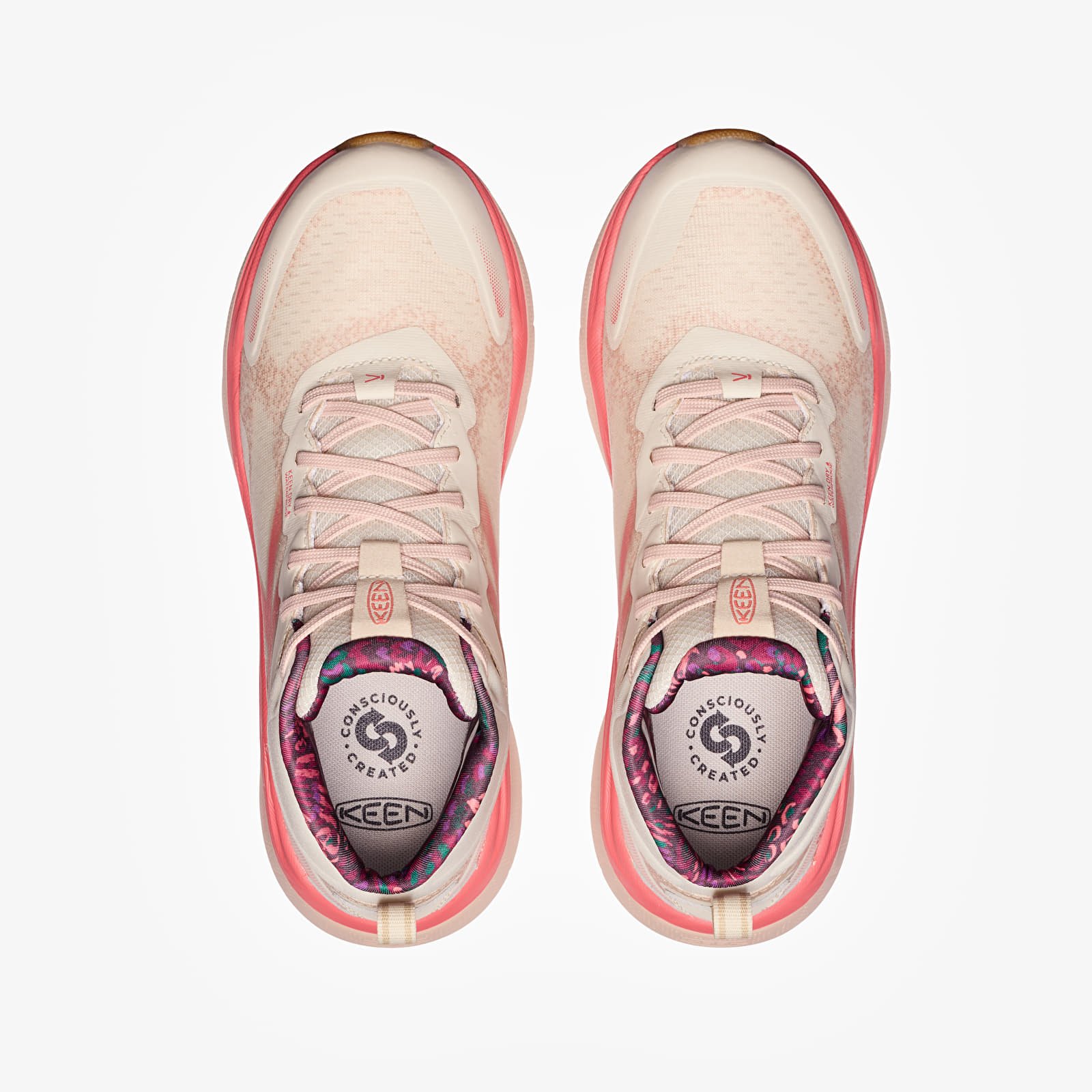 Women's sneakers and shoes KEEN Leiki Mid Wp Birch/ Cameo Rose