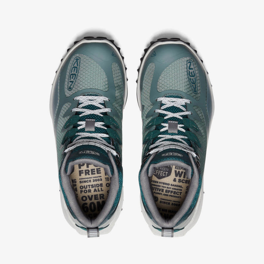 Women's sneakers and shoes KEEN Zionic Mid Wp Dark Forest/ Sea Moss