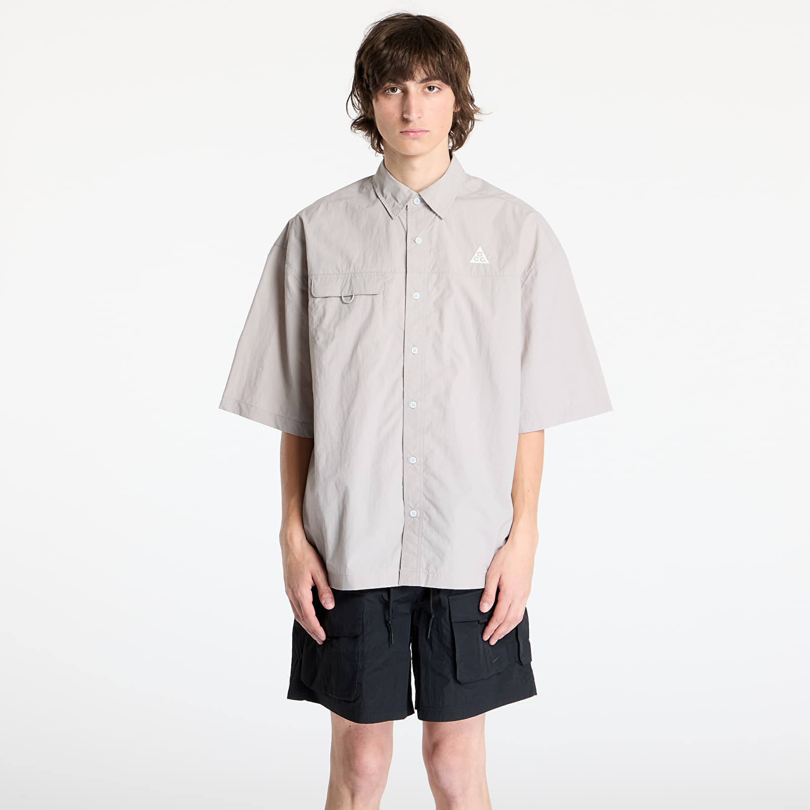 Shirt Nike ACG "Orb Weaver" UV Repel Short-Sleeve Shirt College Grey/ Football Grey/ Summit White L