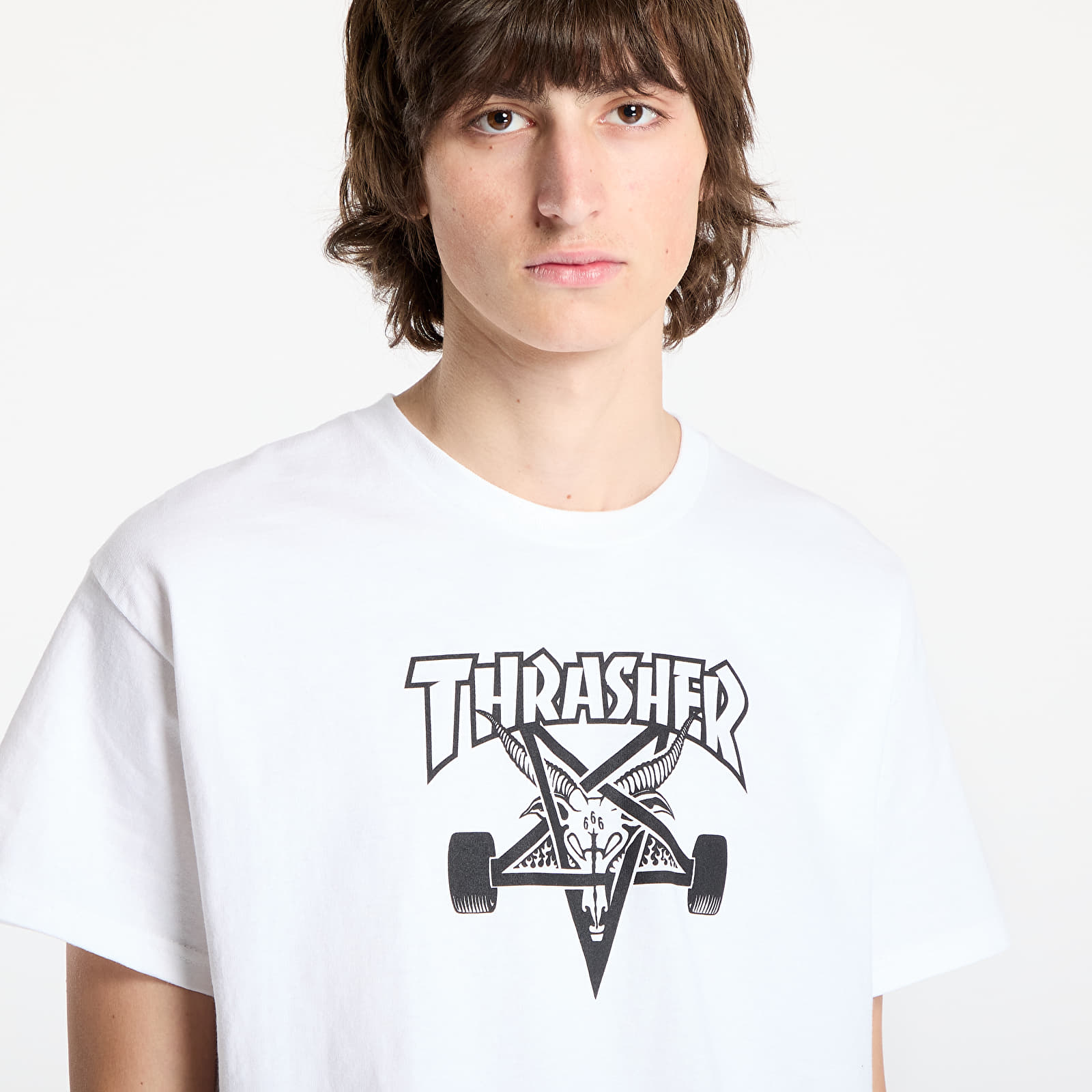 T-Shirts Thrasher Skategoat White