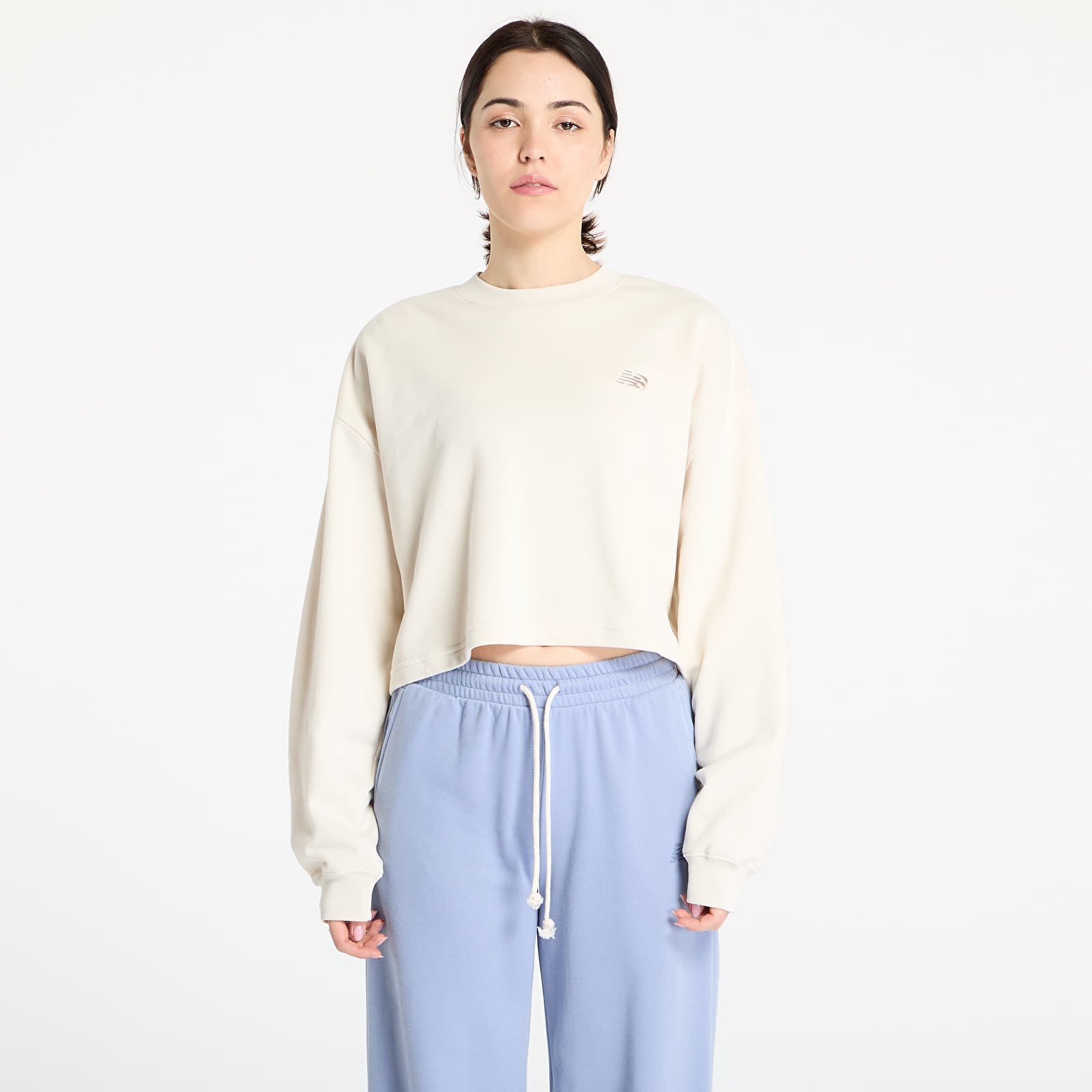 Sweatshirts för kvinnor New Balance Coastal Fleece Crew Linen