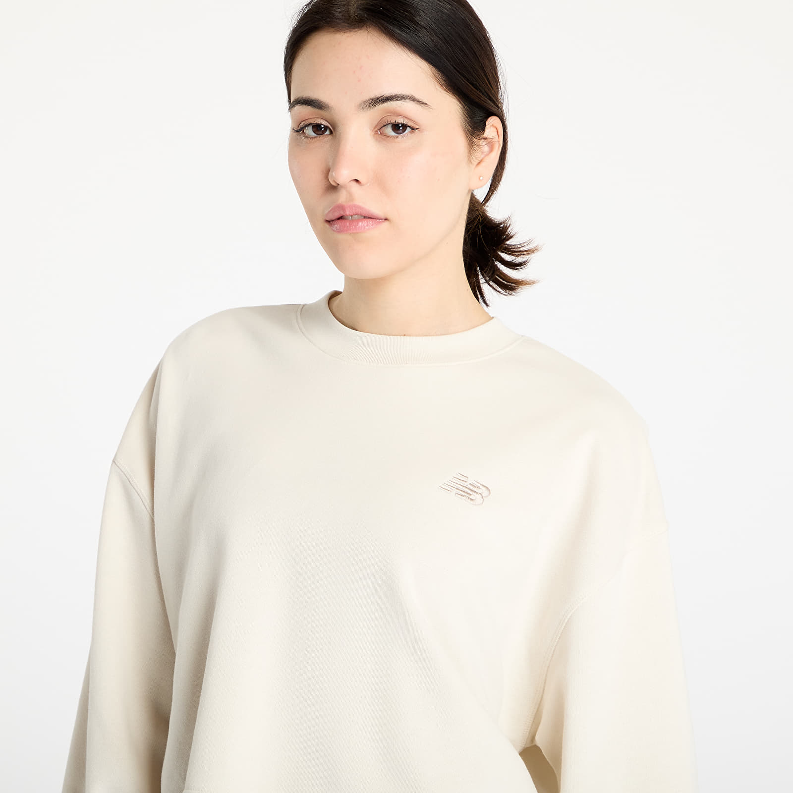 Sweatshirts för kvinnor New Balance Coastal Fleece Crew Linen