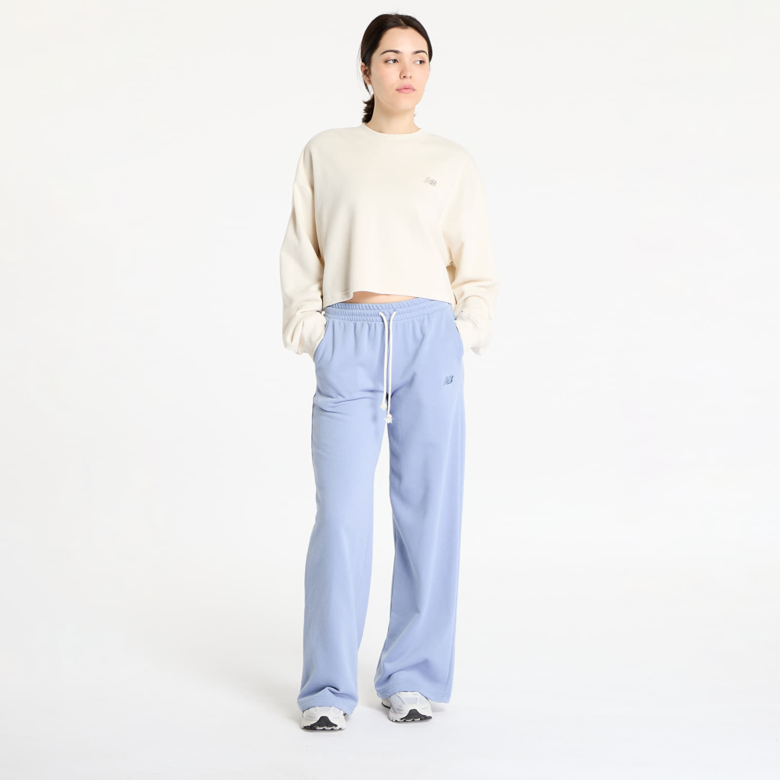 Sweatshirts för kvinnor New Balance Coastal Fleece Crew Linen