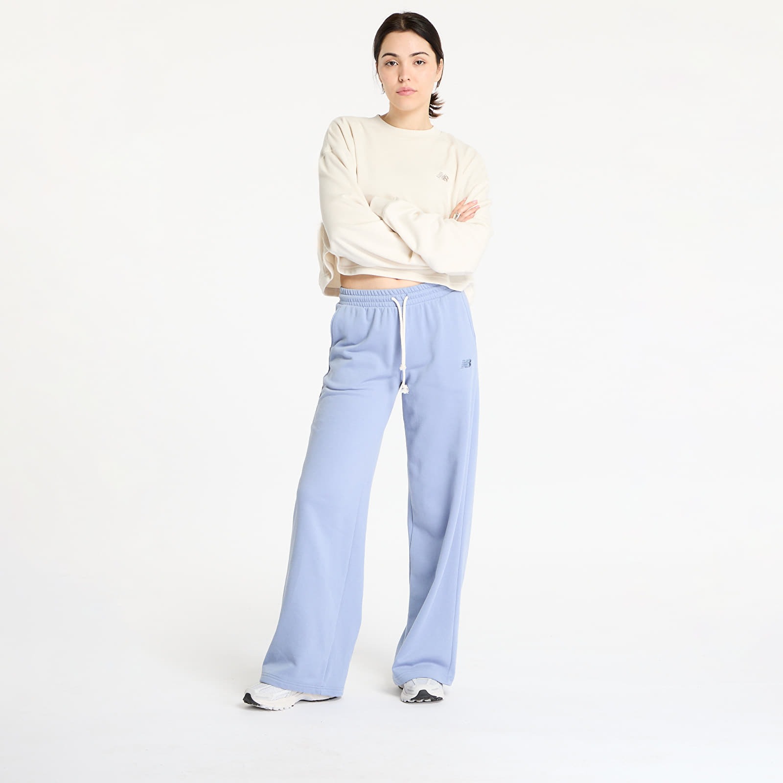 Moteriškos sportinės kelnės New Balance Coastal Fleece Pant Dusk Shower