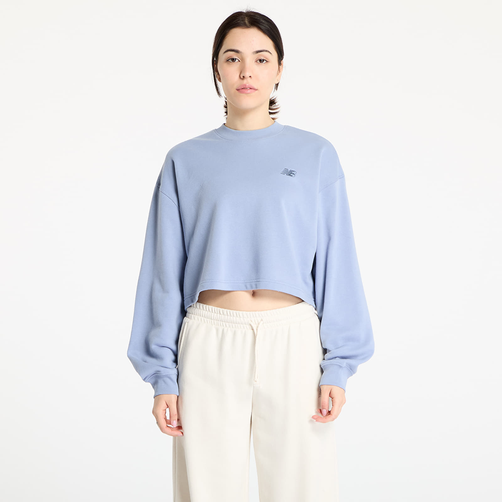 Sweatshirt New Balance Coastal Fleece Crew Dusk Shower XS