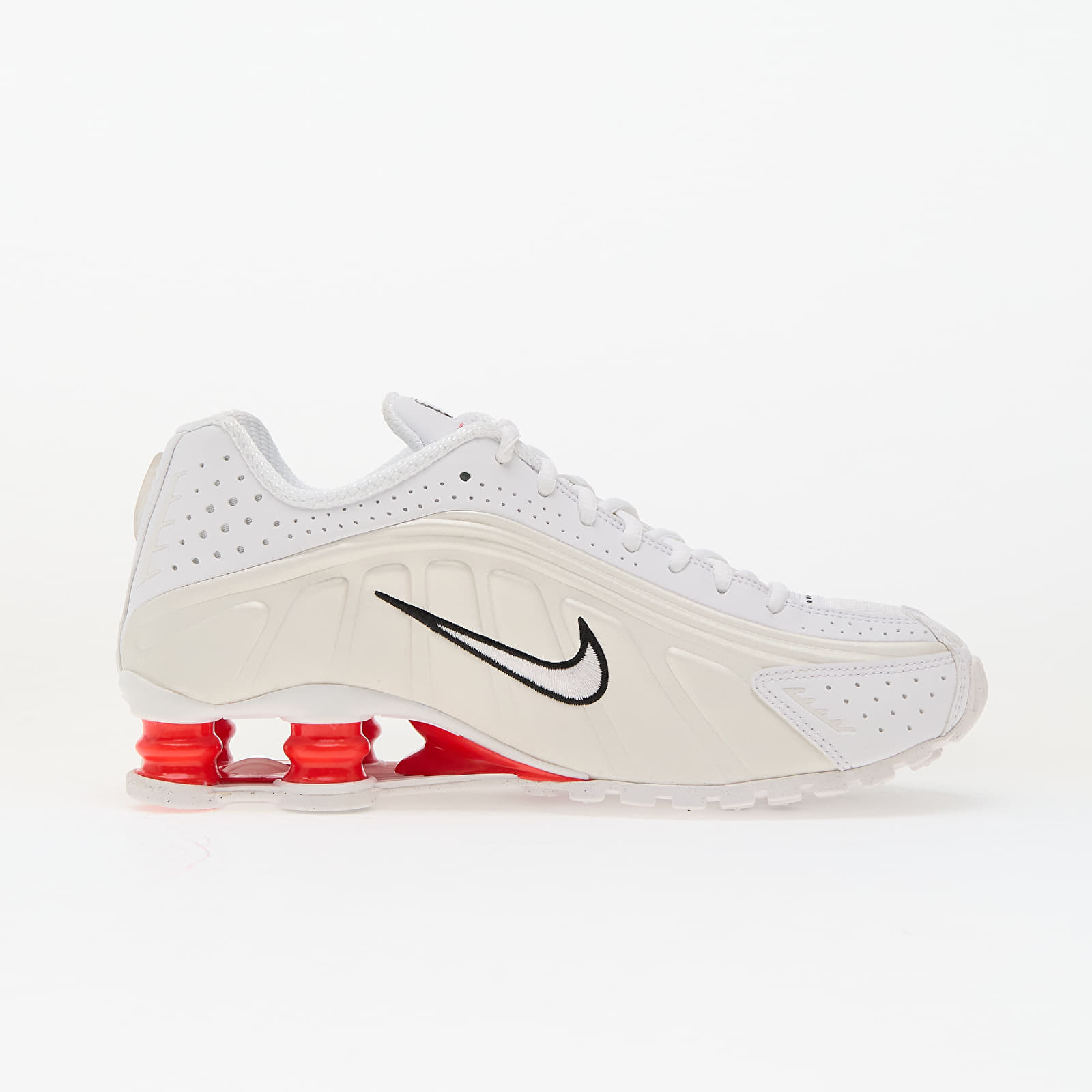 Sneakers og sko til kvinder Nike W Shox R4 White/ White-Phantom-Picante Red