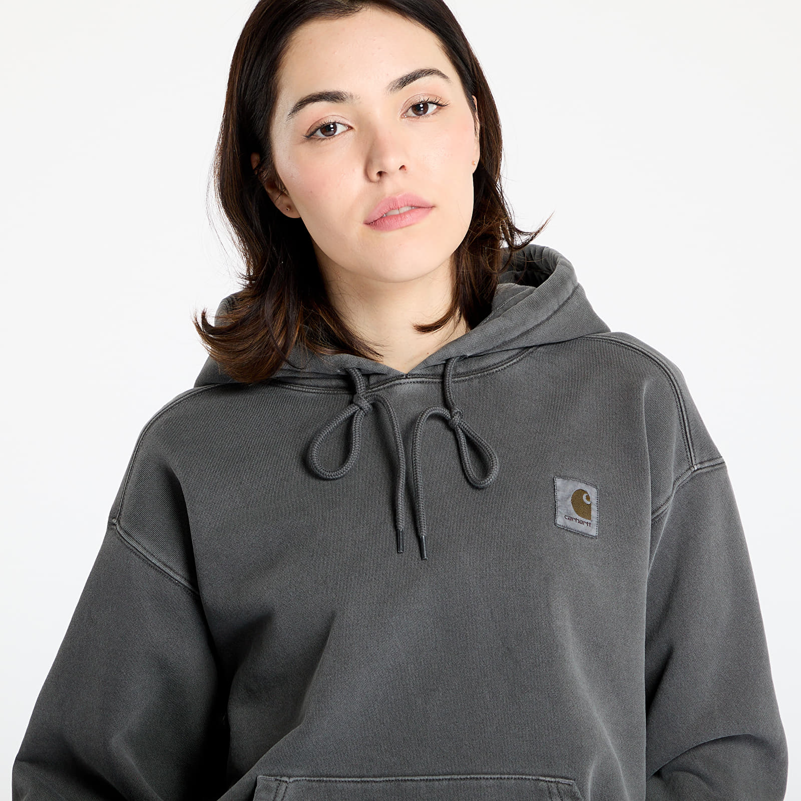 Kapuutsikud ja kampsunid Carhartt WIP Hooded Nelson Sweat UNISEX Graphite Garment Dyed