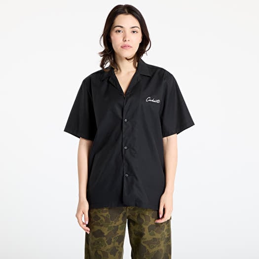 Koszula Carhartt WIP S/S Delray Shirt UNISEX Black/ White