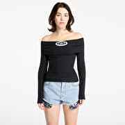 adidas Originals Off Shoulder Top Black