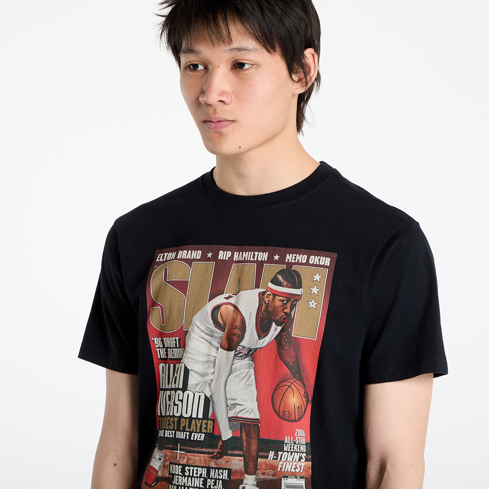 Men's T-shirts Mitchell & Ness NBA 76Ers Allen Iverson Slam Tee Black