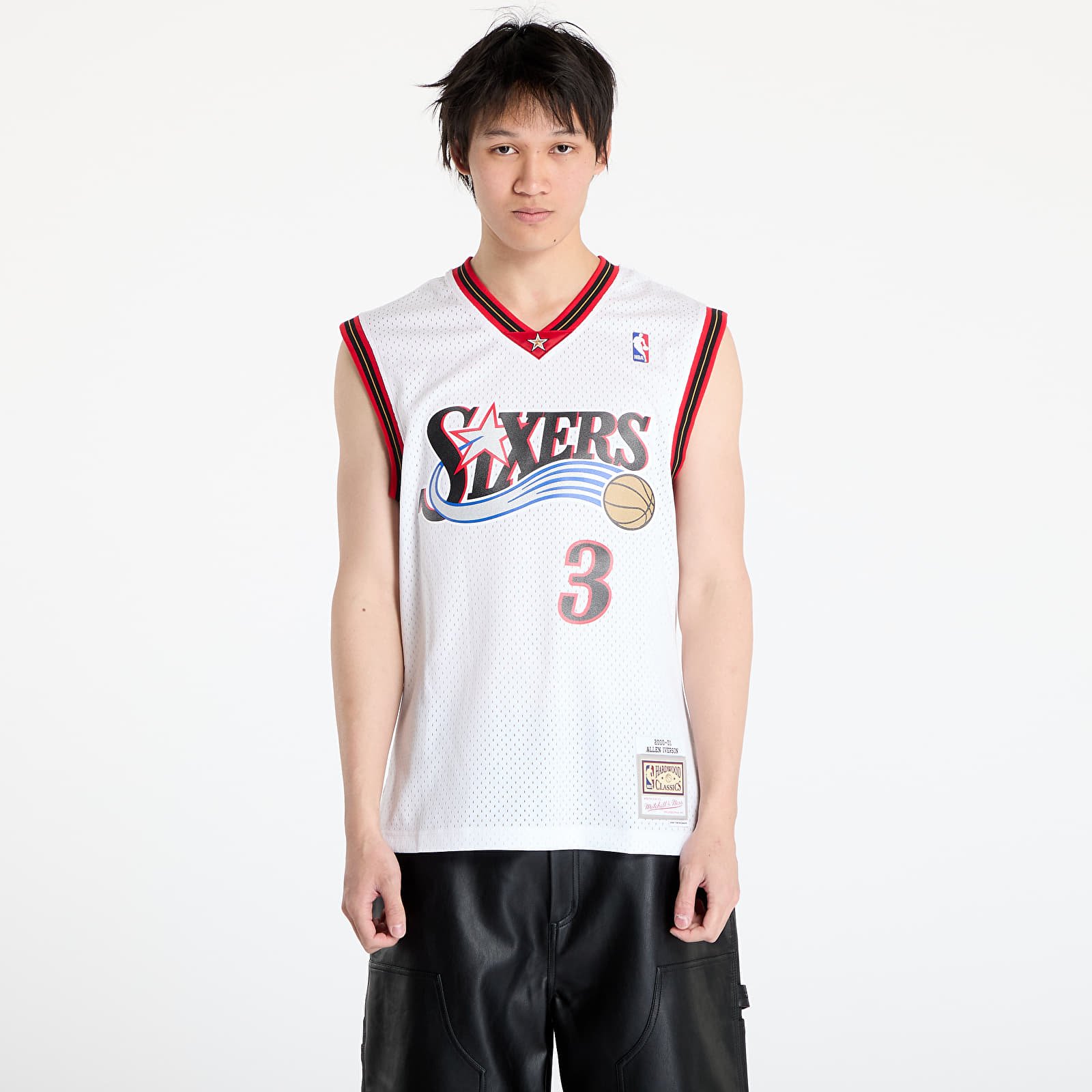 Tröjor Mitchell & Ness NBA 76Ers 2000 Allen Iverson Swingman Home Jersey White