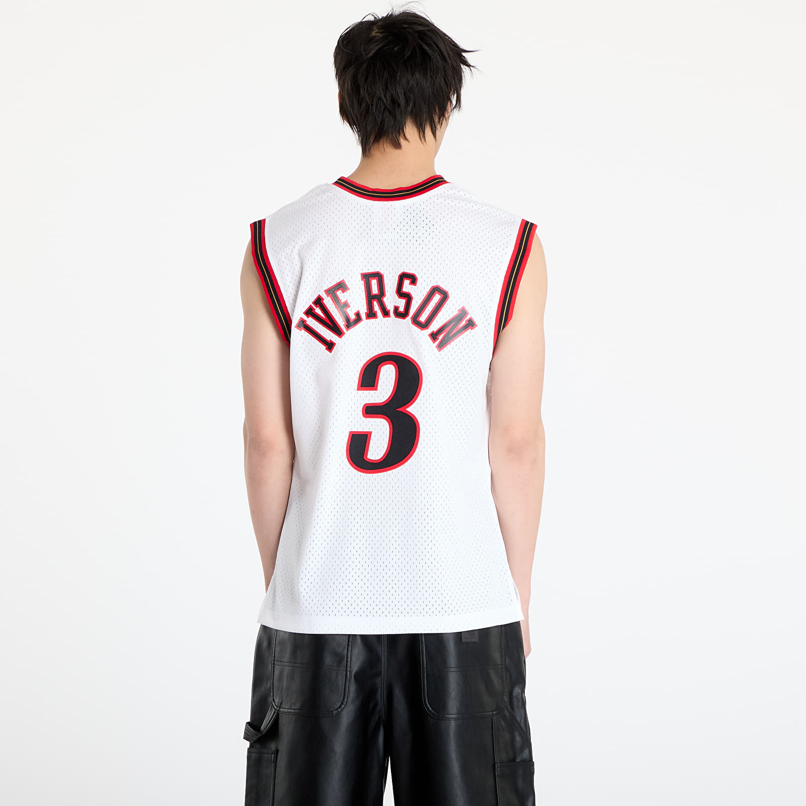 Tröjor Mitchell & Ness NBA 76Ers 2000 Allen Iverson Swingman Home Jersey White