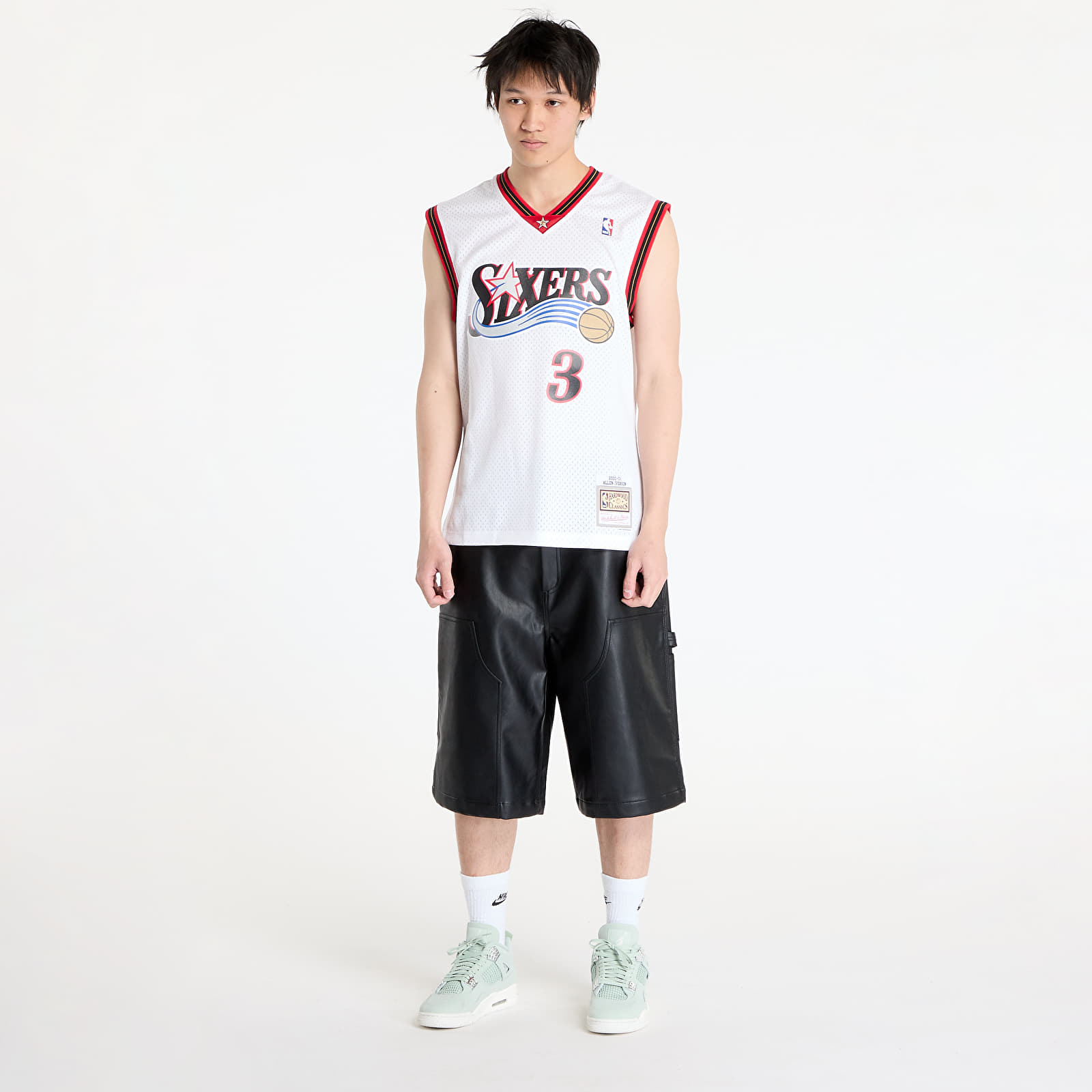 Tröjor Mitchell & Ness NBA 76Ers 2000 Allen Iverson Swingman Home Jersey White