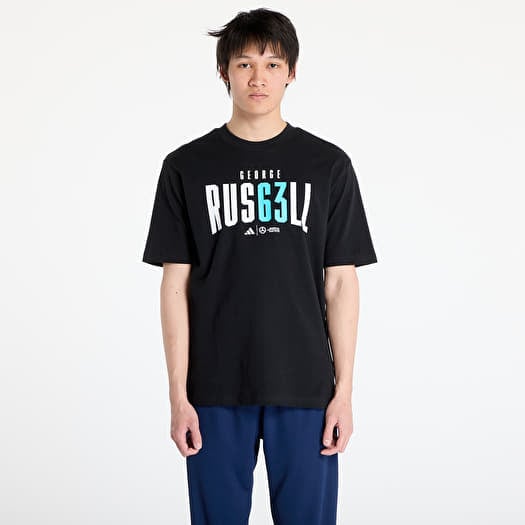 T-shirt adidas x Mercedes AMG Petronas Formula One Team George Russell Tee Black