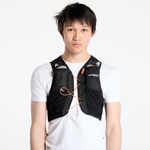 adidas Terrex Techrocktrail Running  Vest 5 L UNISEX Black/ White/ Impact Orange