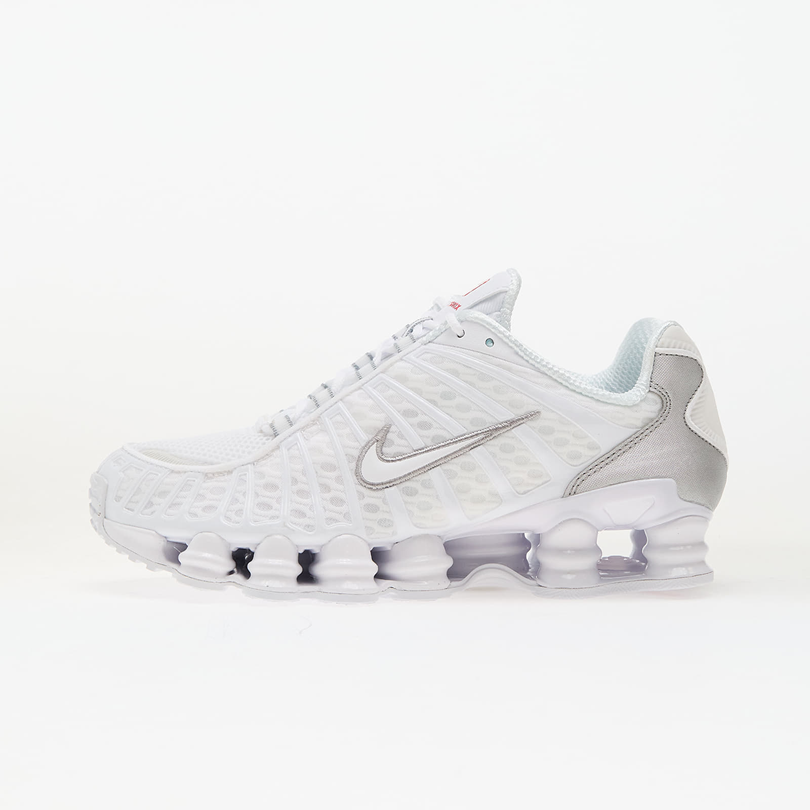 Turnschuhe und Schuhe für Männer Nike Shox TL White/ White-Metallic Silver-Max Orange