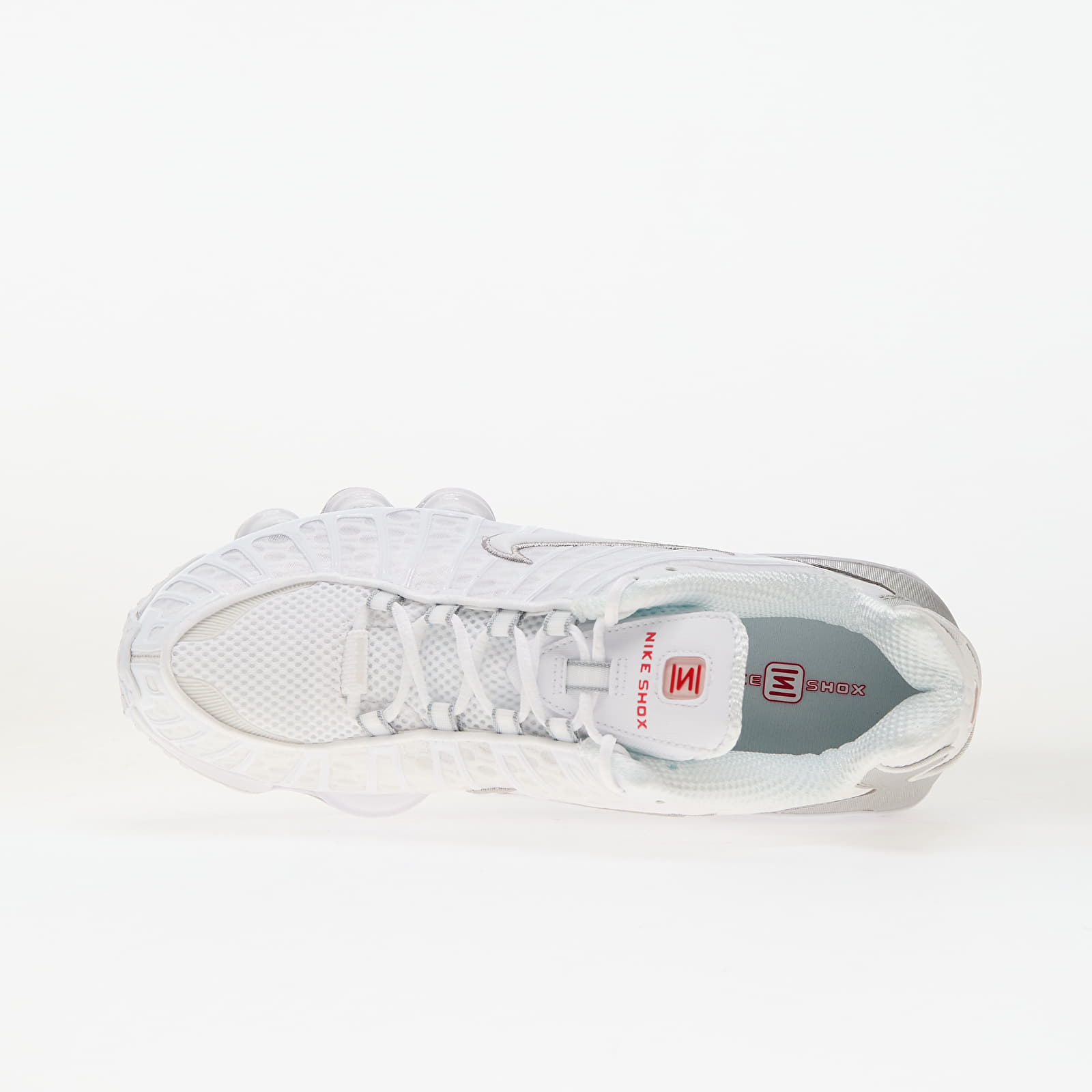 Turnschuhe und Schuhe für Männer Nike Shox TL White/ White-Metallic Silver-Max Orange