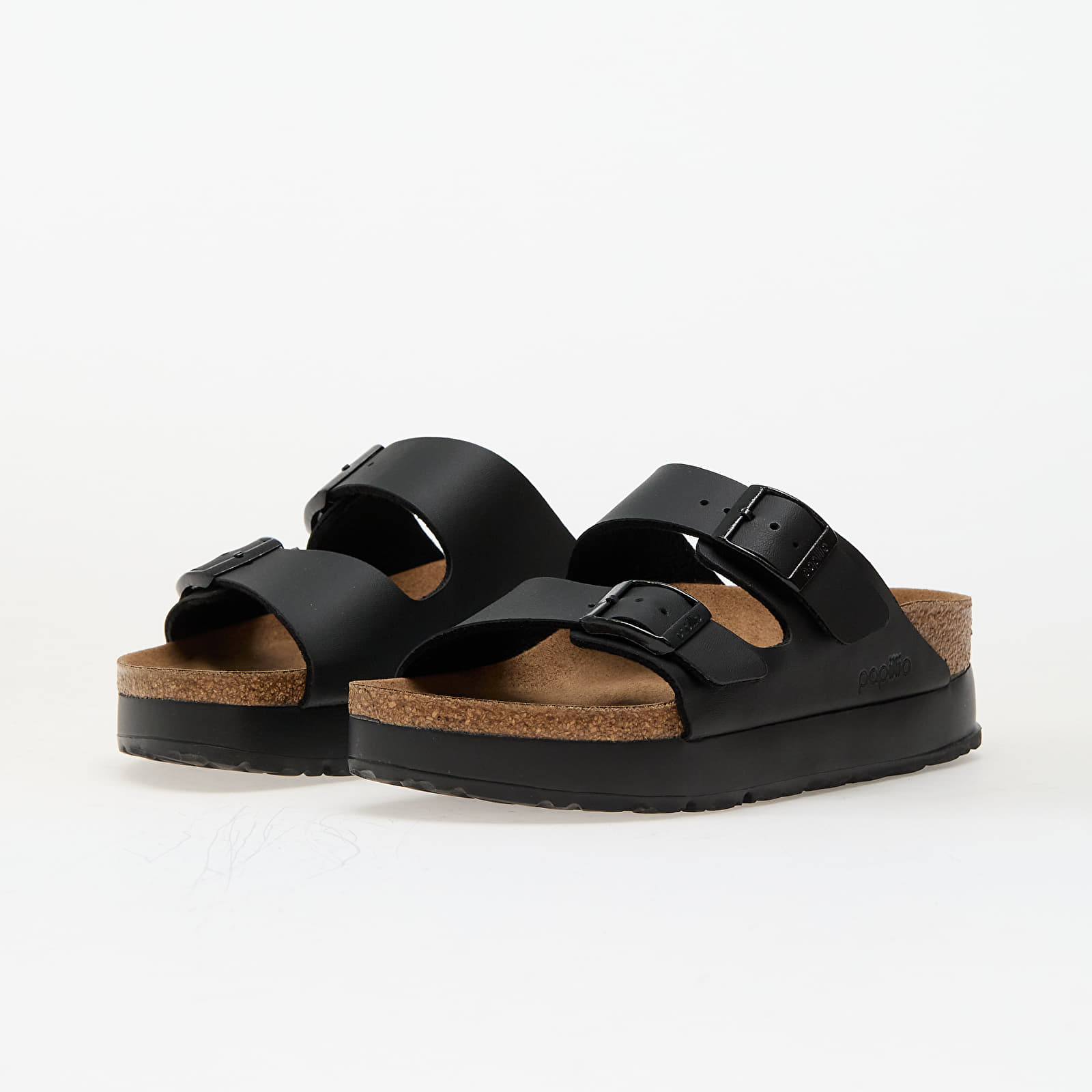 Naisten lenkkarit ja kengät Birkenstock Arizona PAP Flex Platform Birko-Flor Black