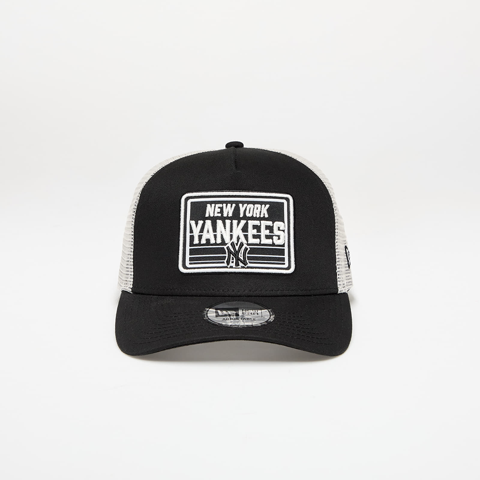 Cap New Era New York Yankees MLB Patch 9FORTY A-Frame Trucker Adjustable Cap Black Universal