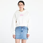 GAP Pg Logo Cropped Po Hoodie New Off White
