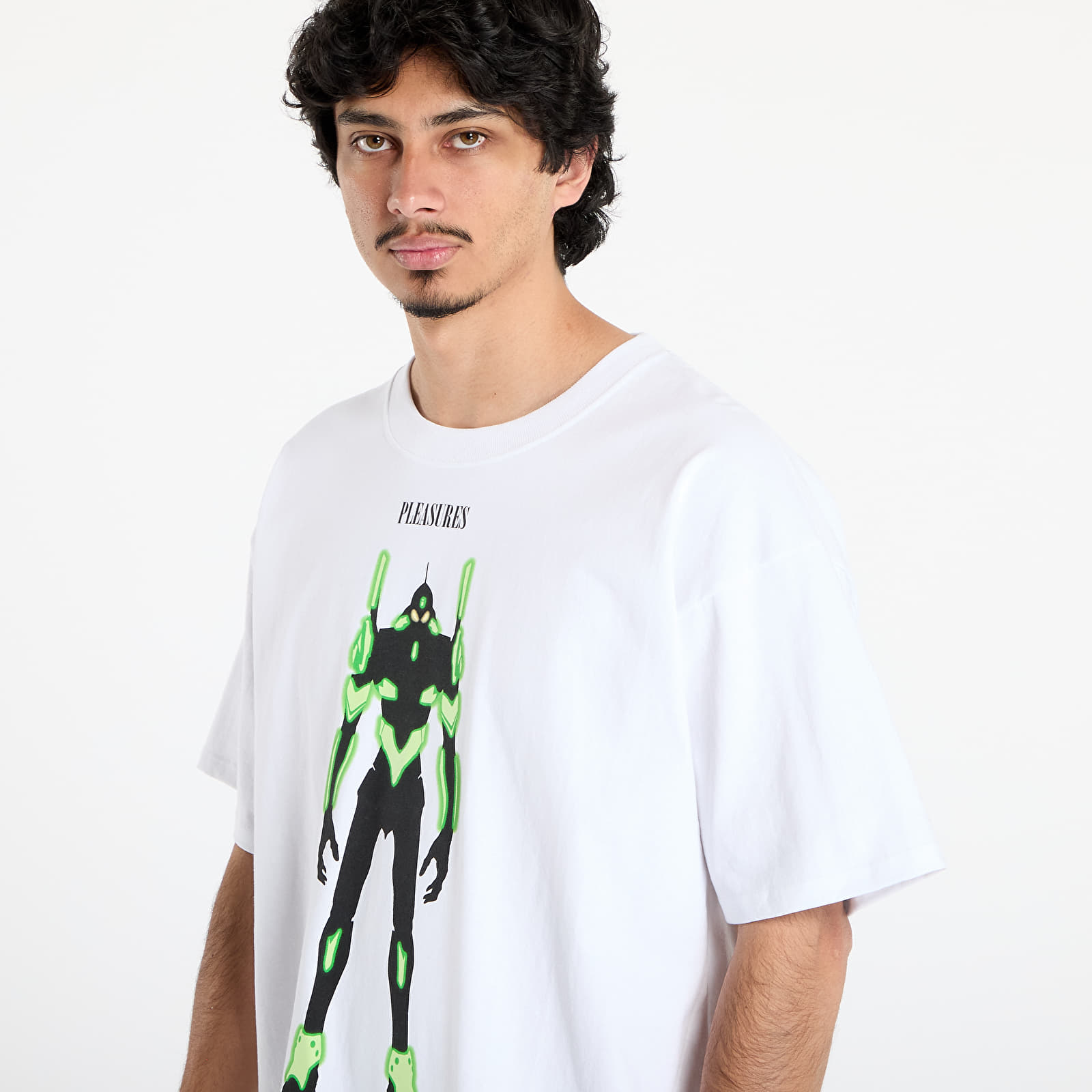 Men's T-shirts PLEASURES Eva 1 T-Shirt White