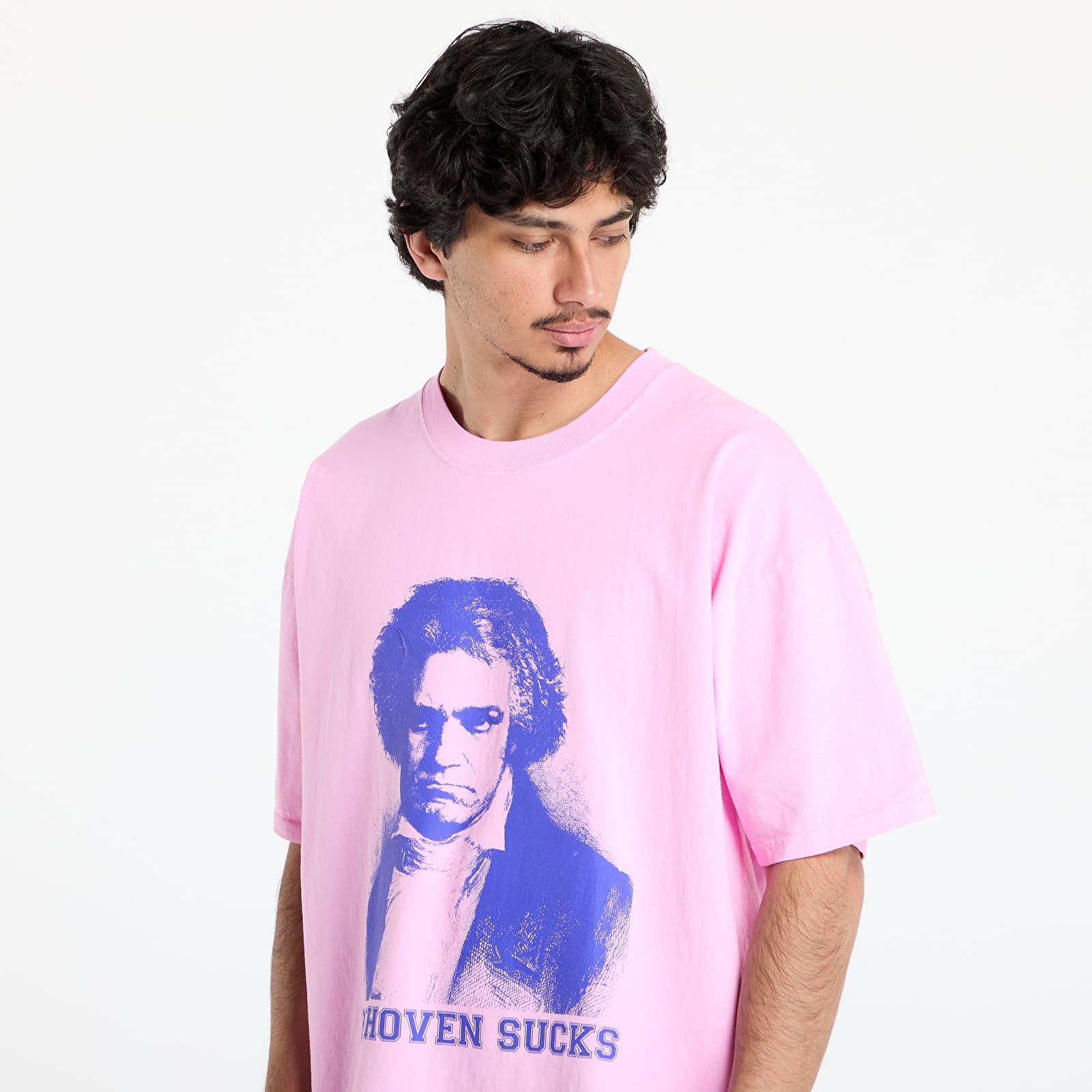 Meeste T-särgid PLEASURES Symphony T-Shirt Pink