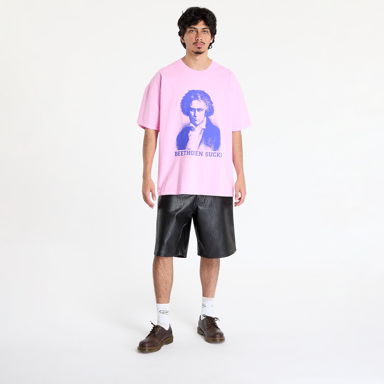 Meeste T-särgid PLEASURES Symphony T-Shirt Pink