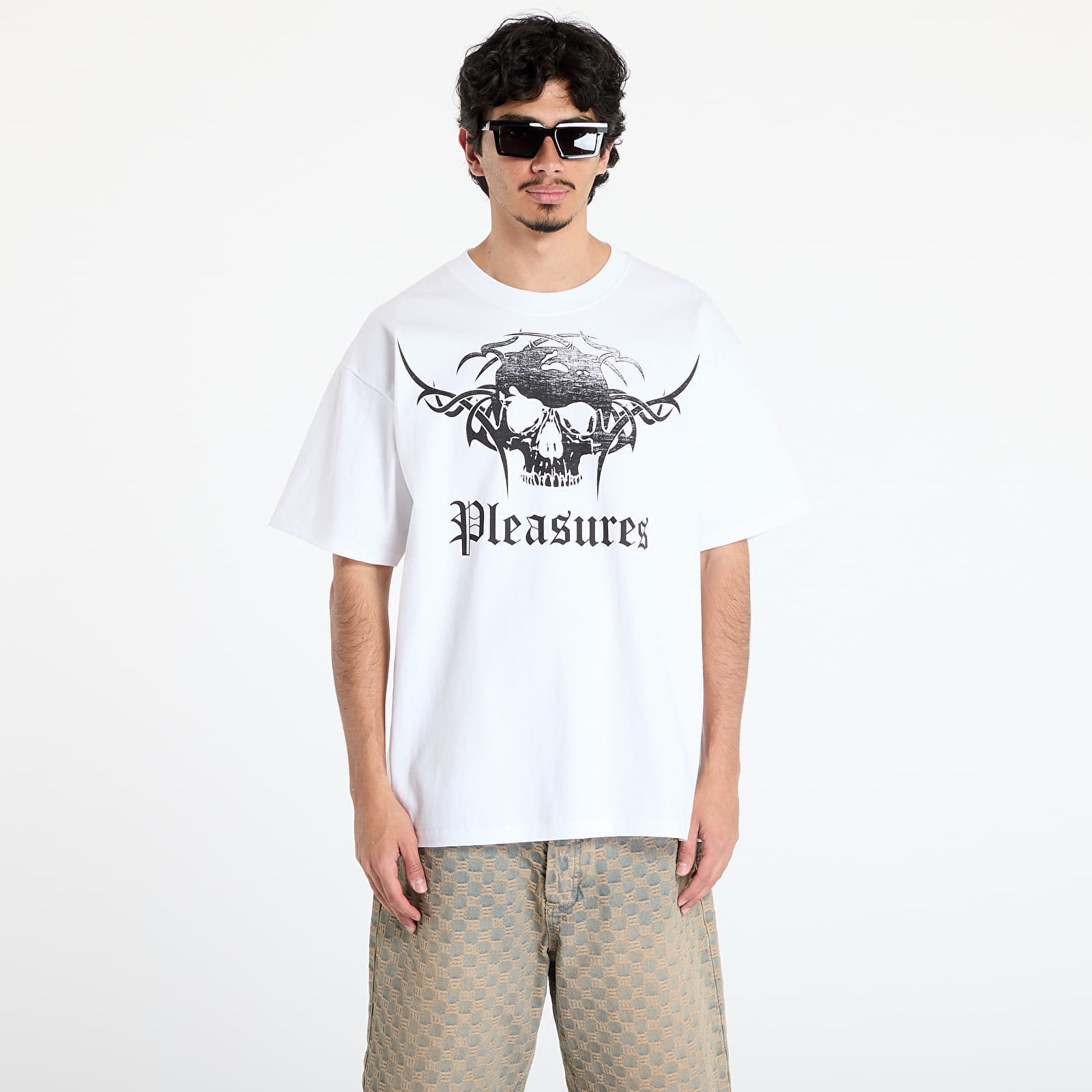 T-shirt PLEASURES Tradition T-Shirt White XXL