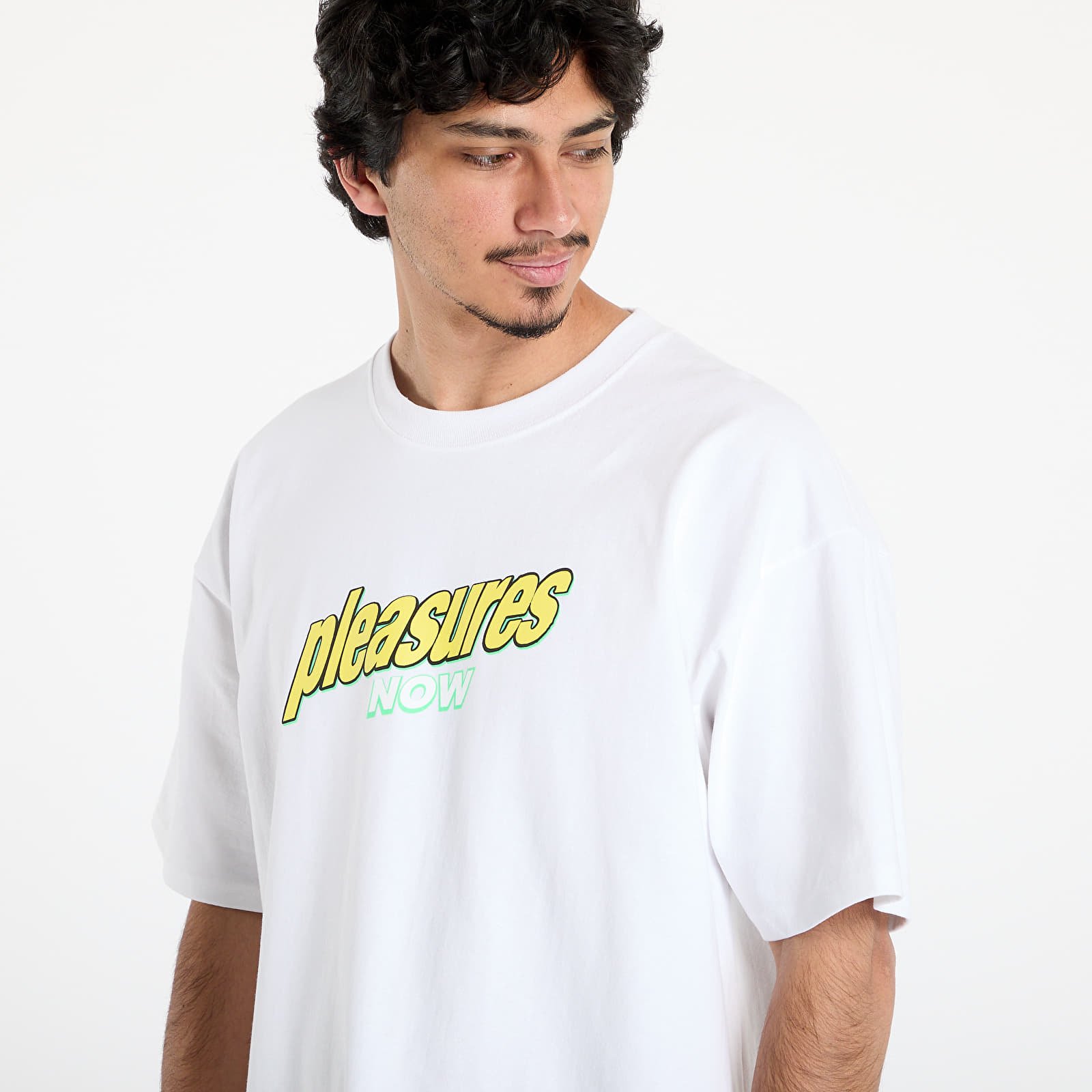 Men's T-shirts PLEASURES Quench T-Shirt White