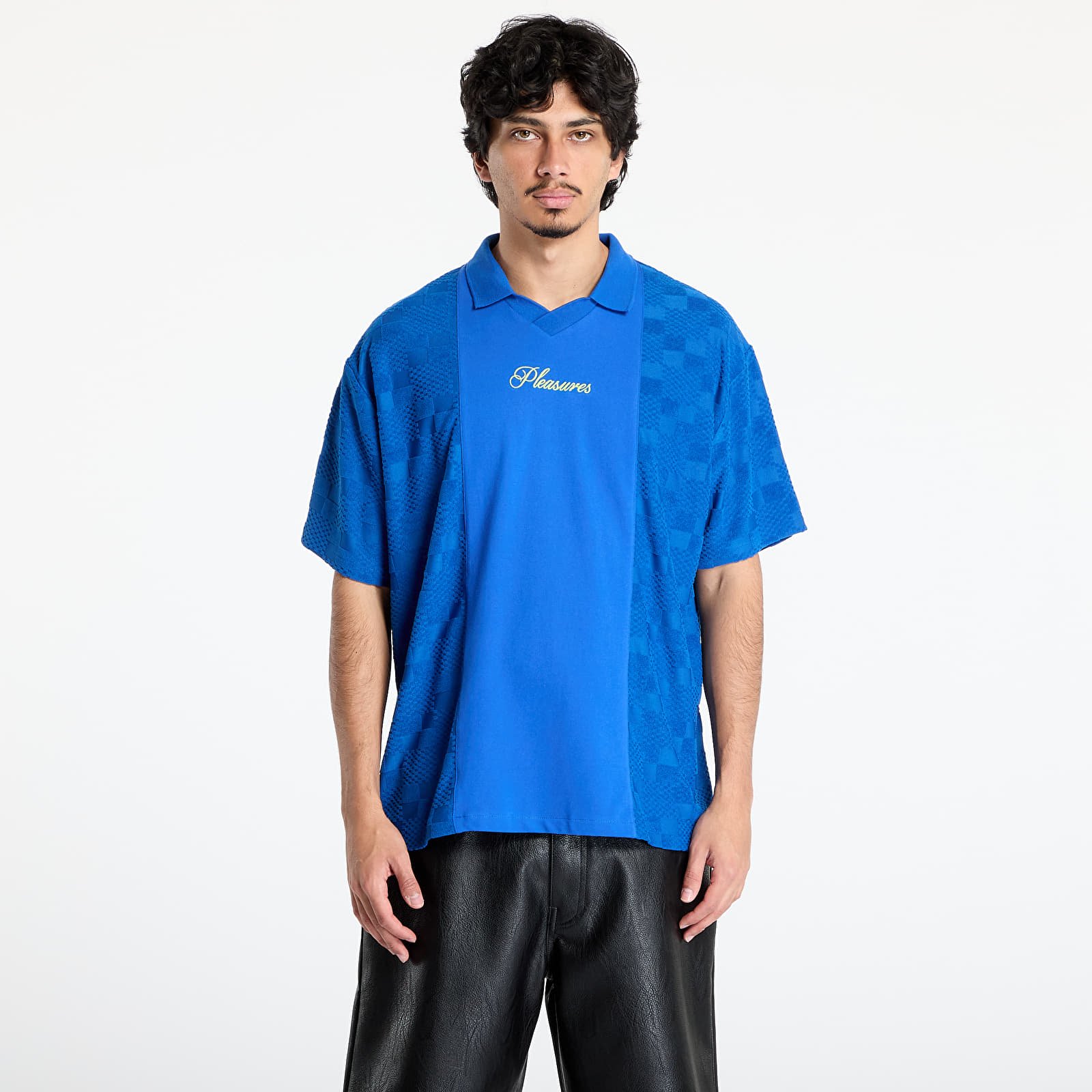 Tricouri pentru bărbați PLEASURES Planets Polo Blue