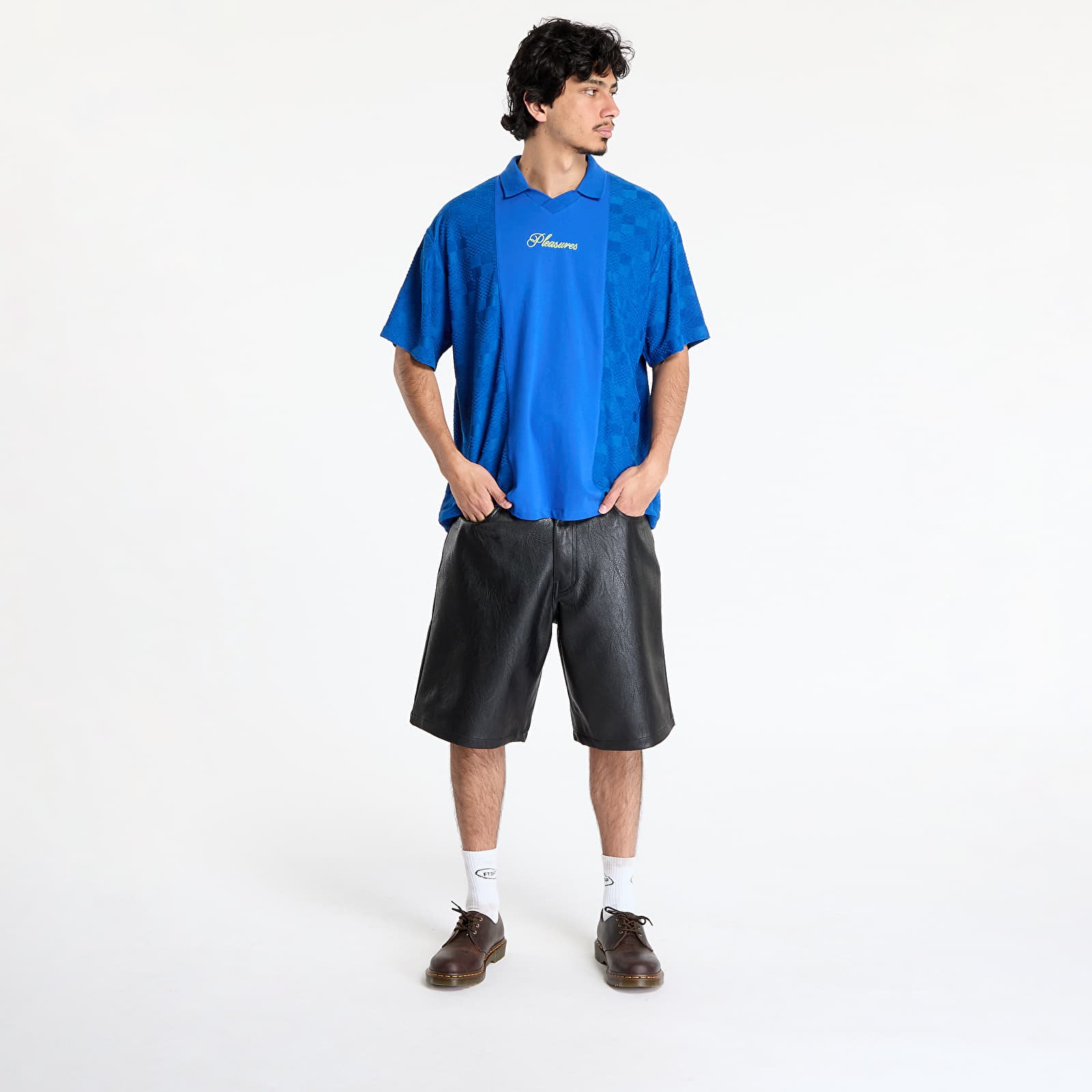 Tricouri pentru bărbați PLEASURES Planets Polo Blue