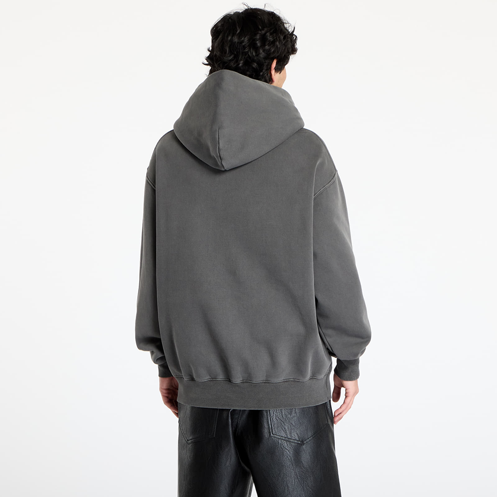 Muške majice PLEASURES Flame Hoodie Faded Black