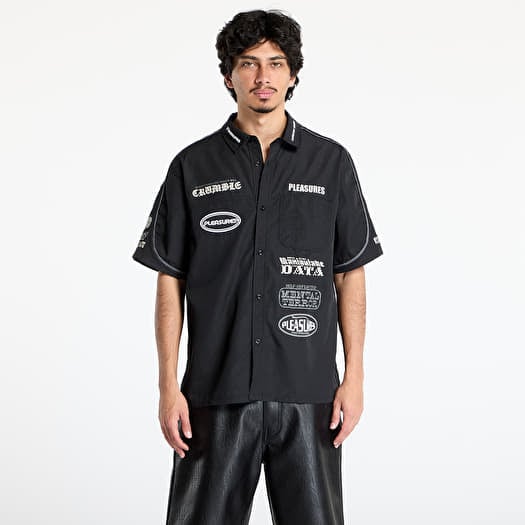 Hemd PLEASURES Terror Button Up Black