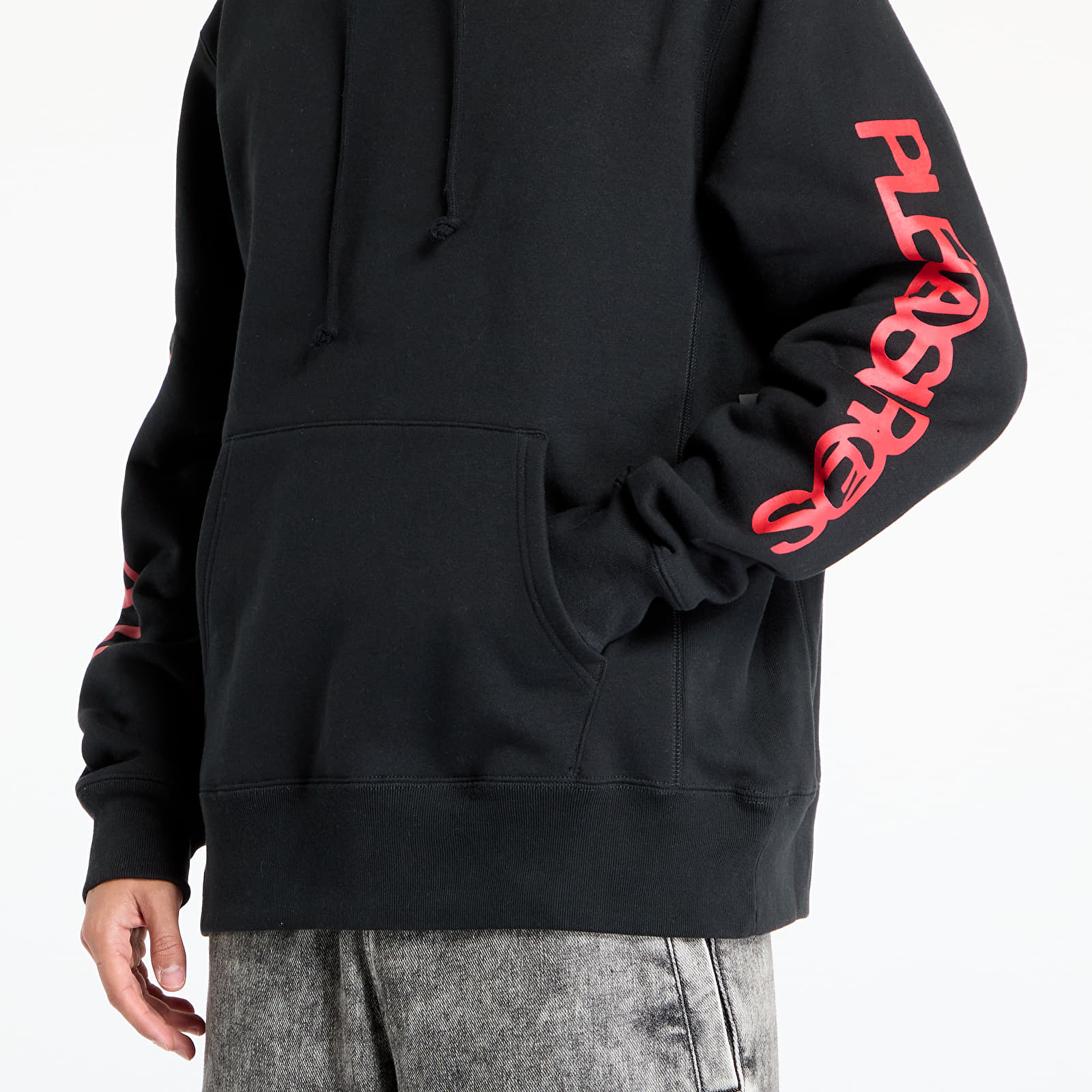 Sudaderas de hombre PLEASURES Fanzine Hoodie Black