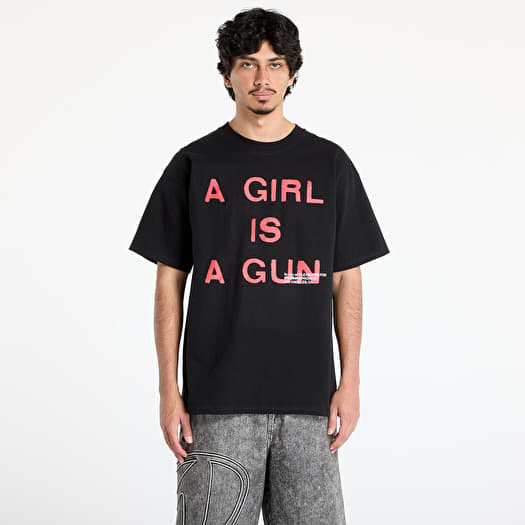 T-shirt PLEASURES Girl Is A Gun T-Shirt Black