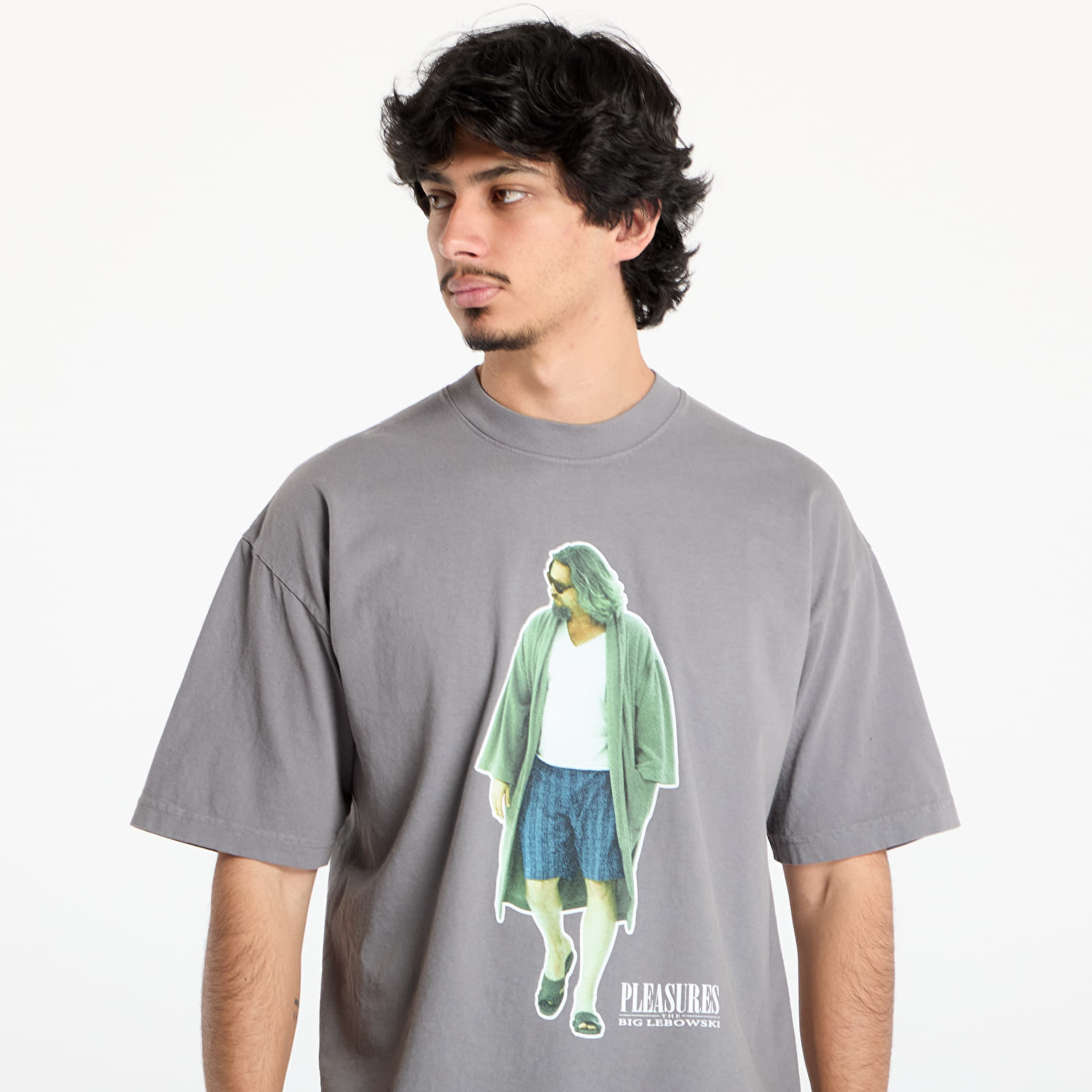 Camisetas hombre PLEASURES Dude T-Shirt Charcoal