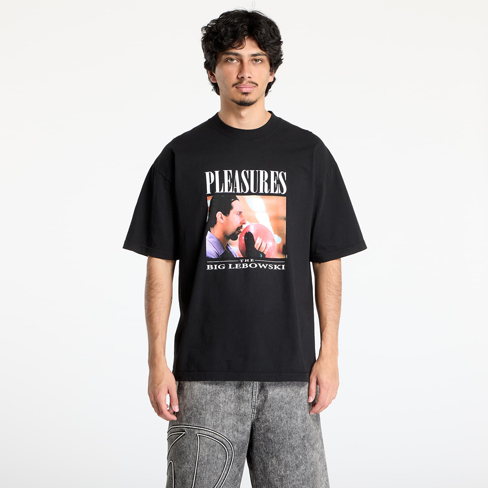T-shirt PLEASURES Lick T-Shirt Black XXL