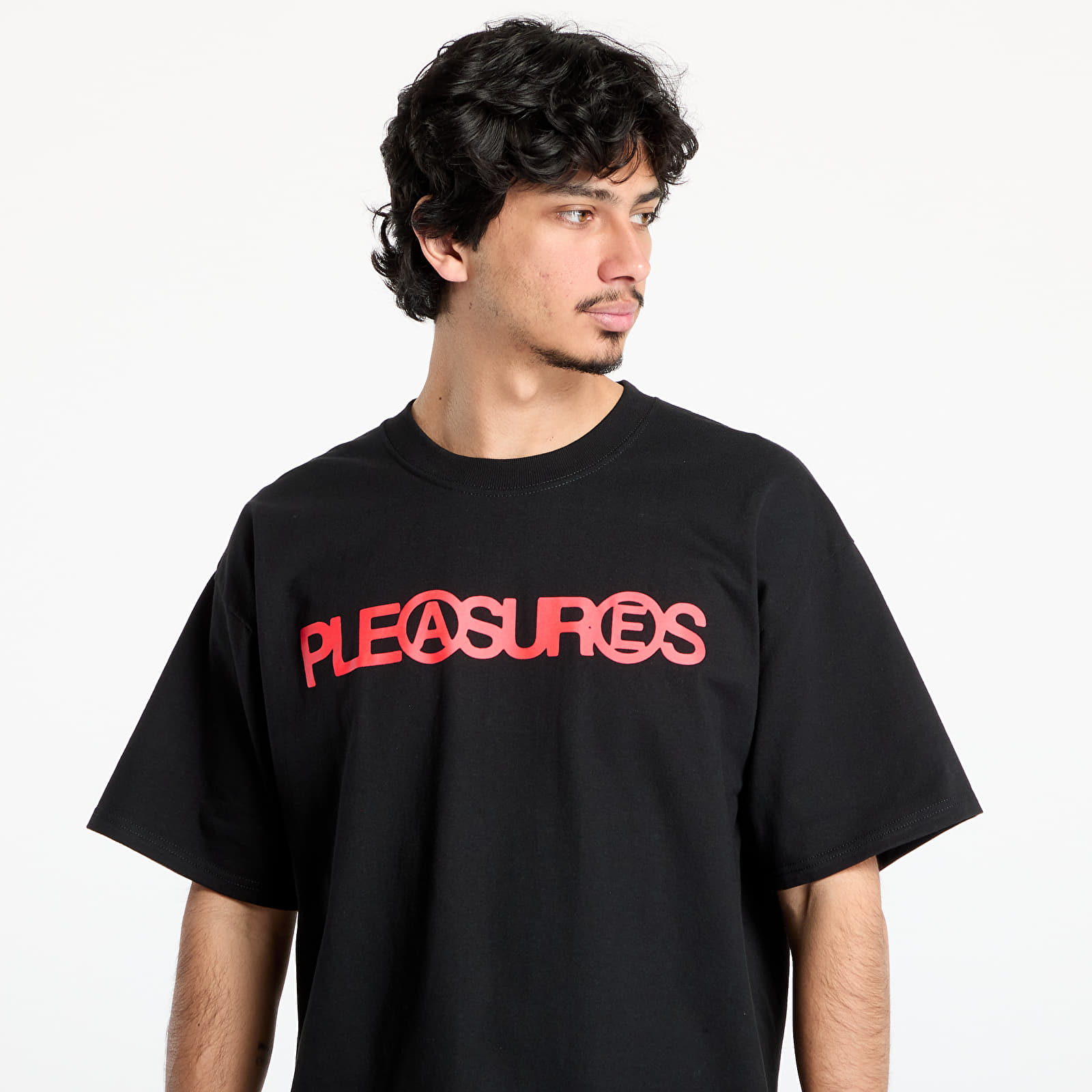 Camisetas hombre PLEASURES Fanzine T-Shirt Black