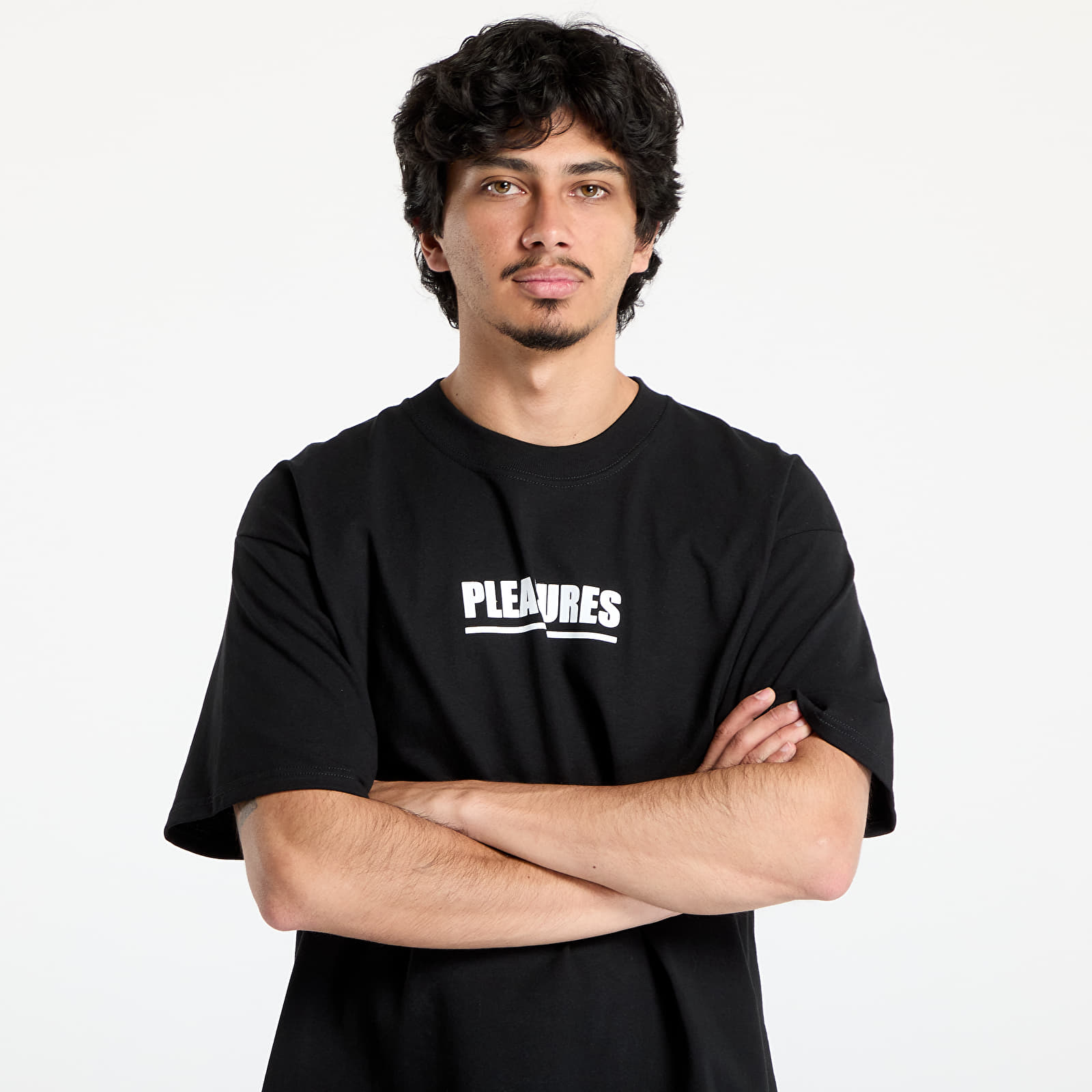Men's T-shirts PLEASURES Scripture T-Shirt Black