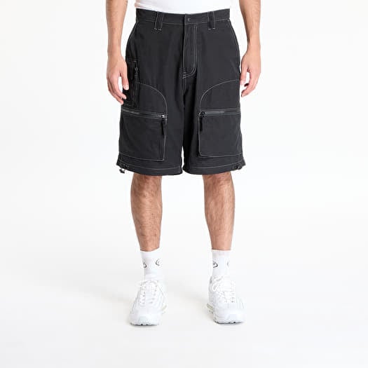 Szorty PLEASURES Raider Cargo Shorts Black