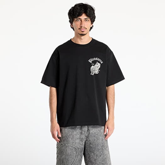 T-shirt PLEASURES Chapel Heavyweight Shirt Black