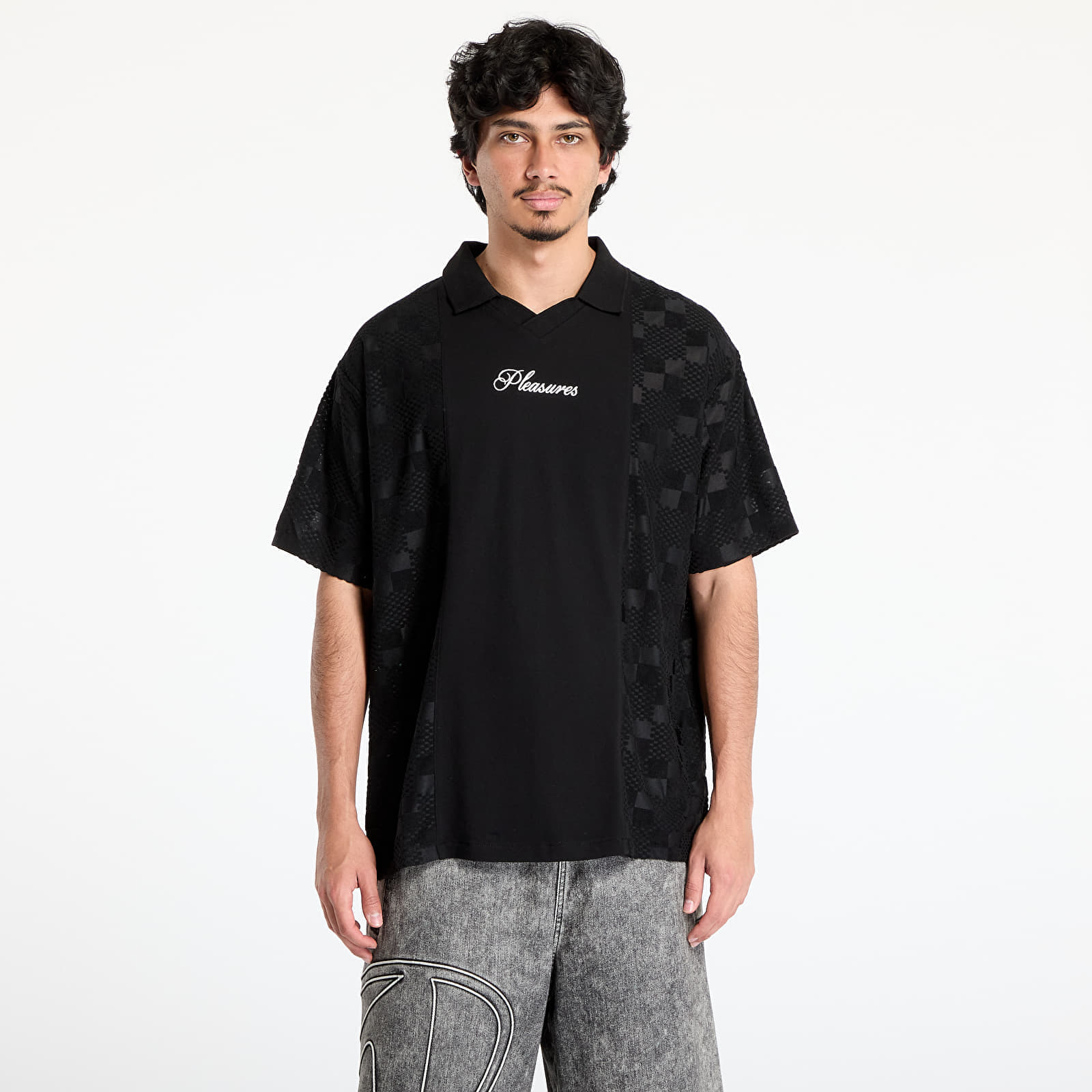 T-shirt PLEASURES Planets Polo Black XXL